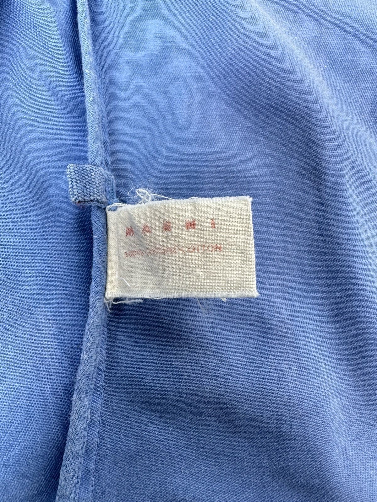 Marni Marni Blue Cotton Workwear Blazer Jacket Size S / US 4 / IT 40 - 11 Thumbnail