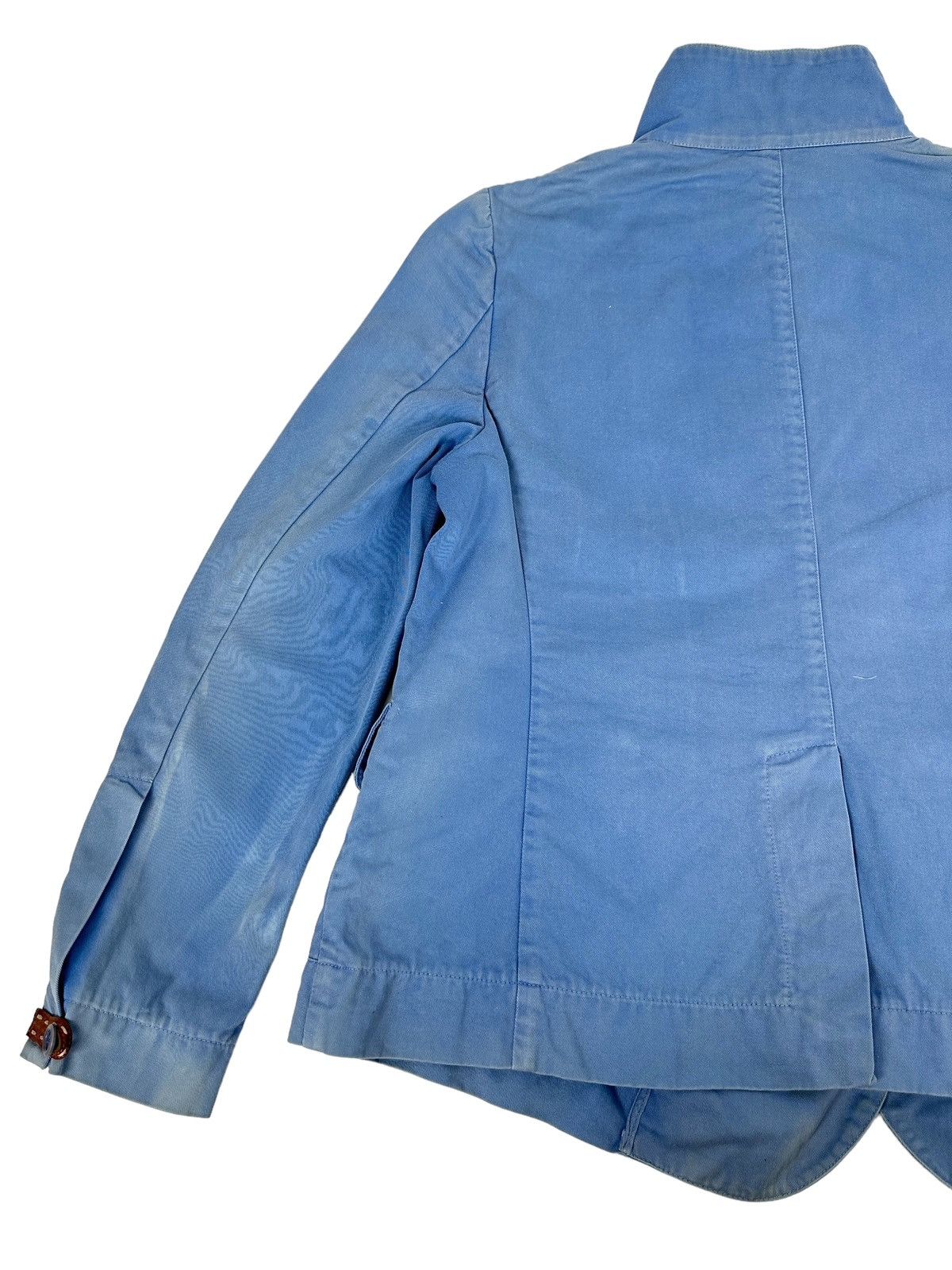 Marni Marni Blue Cotton Workwear Blazer Jacket Size S / US 4 / IT 40 - 9 Thumbnail