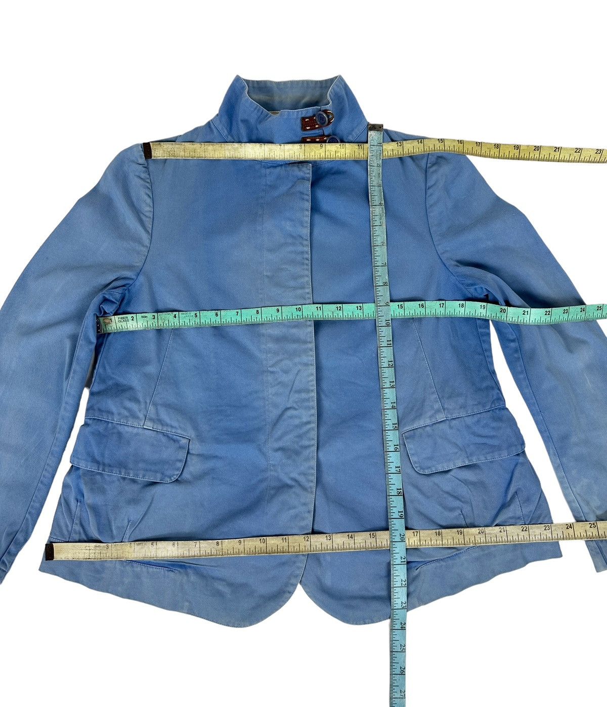 Marni Marni Blue Cotton Workwear Blazer Jacket Size S / US 4 / IT 40 - 10 Thumbnail