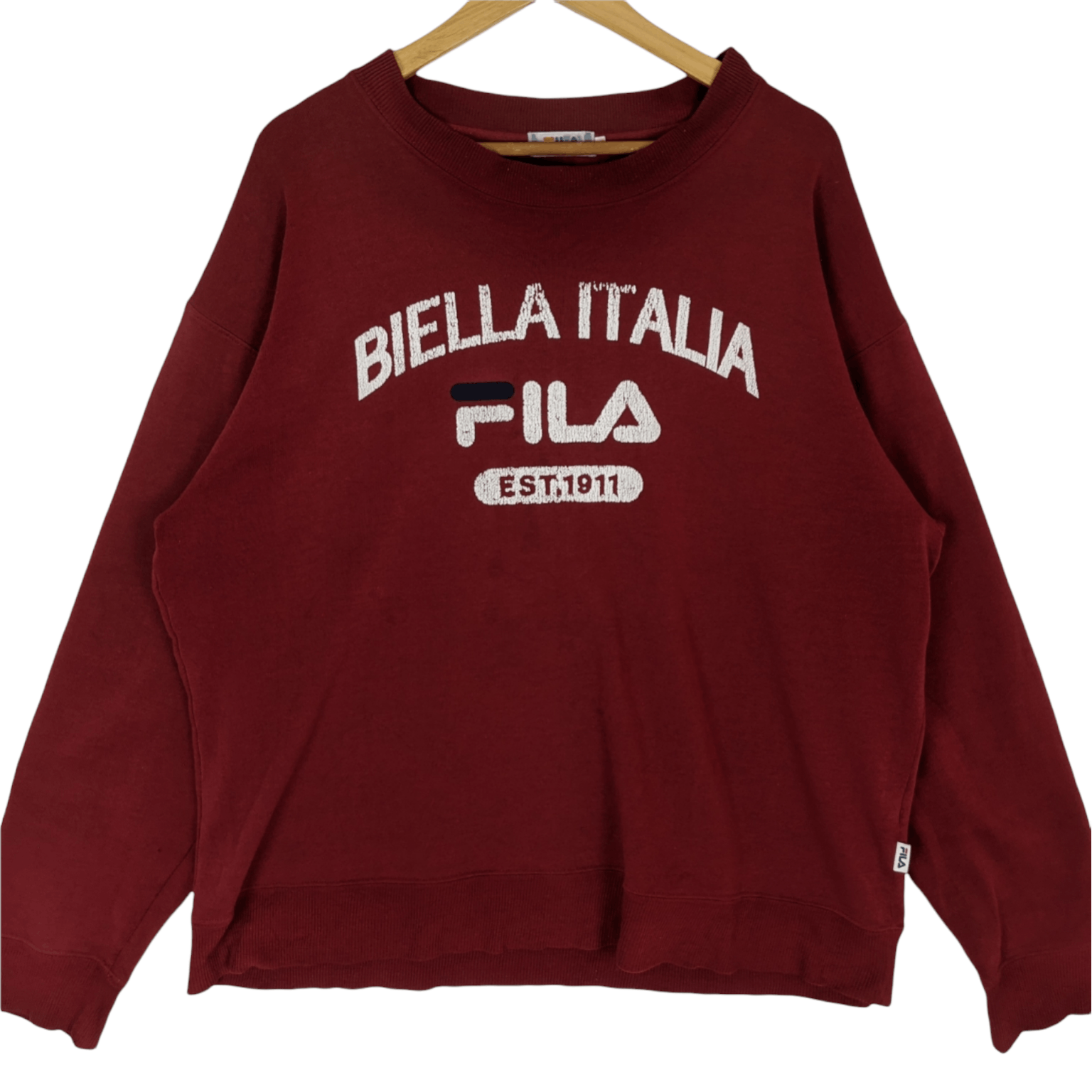 Fila Vintage 90's FILA Big Logo Jumper Sweatshirt Size US XXL / EU 58 / 5 - 2 Thumbnail