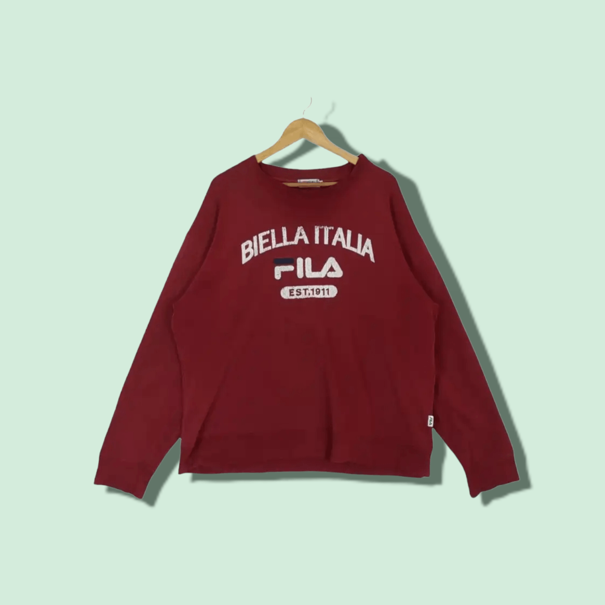 Fila Vintage 90's FILA Big Logo Jumper Sweatshirt Size US XXL / EU 58 / 5 - 1 Thumbnail