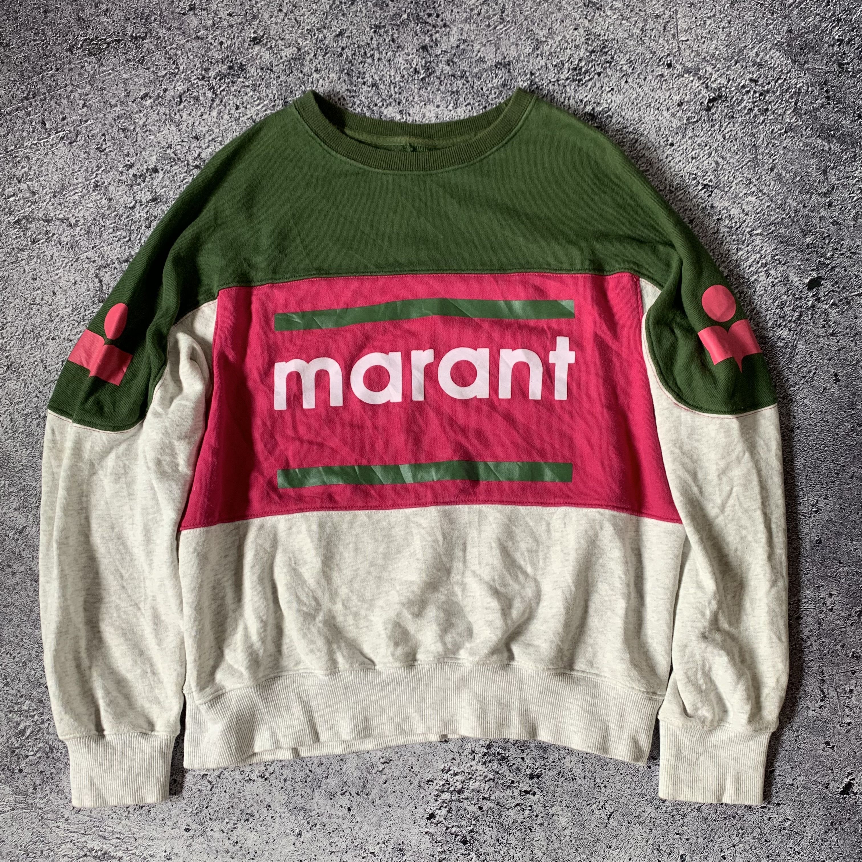 image of Isabel Marant Lsabel Marant Printed Logo Sweatshirt Crewneck in Not Specified, Men's (Size Small)