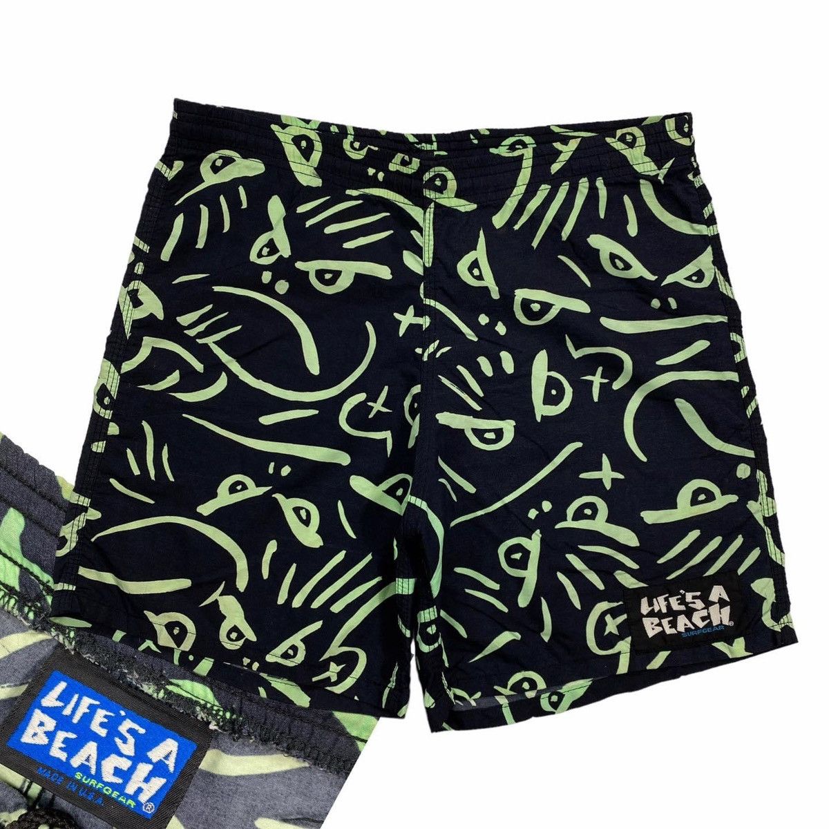 Vintage life's a beach short pant
