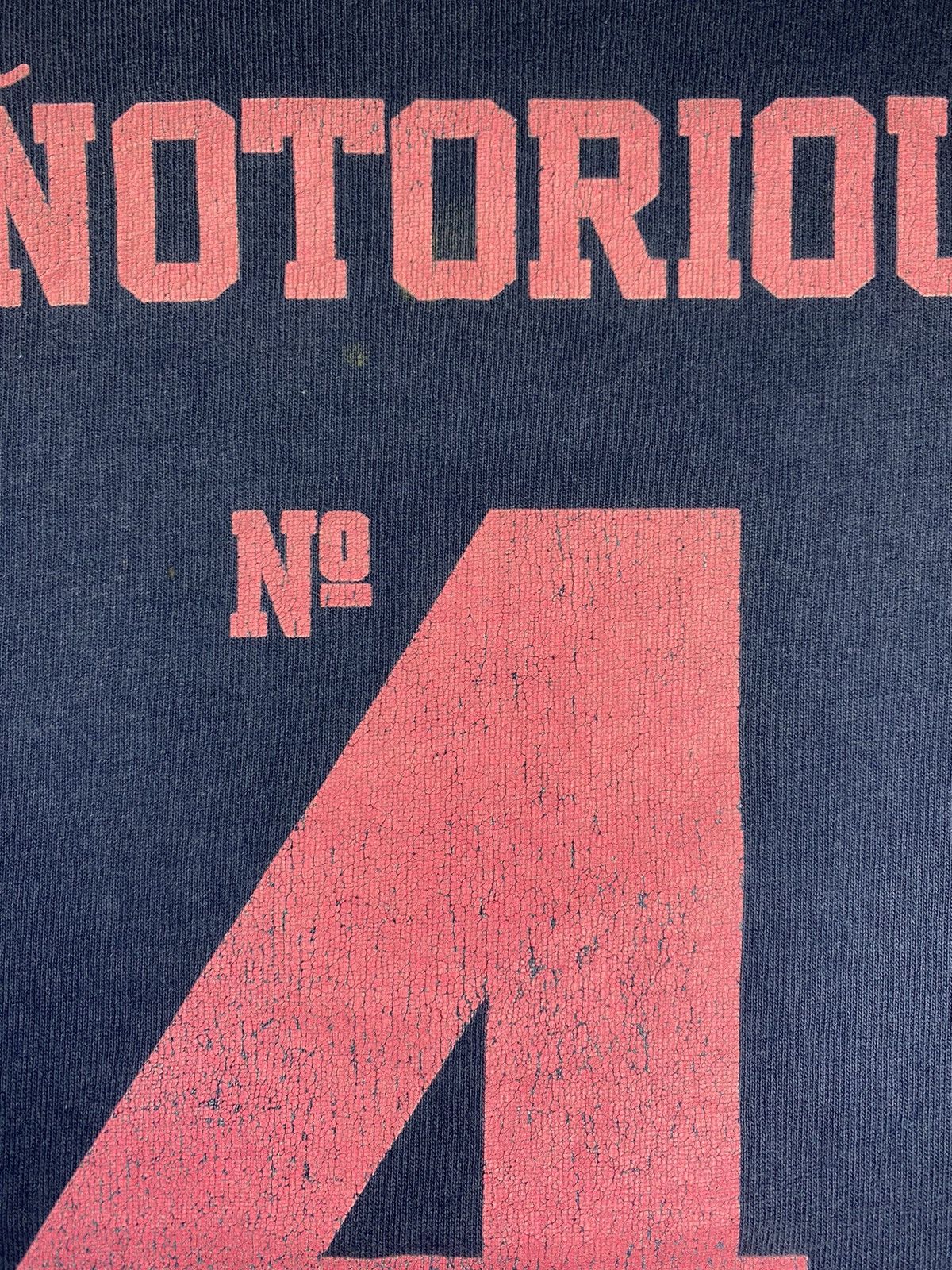 Stussy Vintage Stussy The Notorious Tee Distressed Ripped Size US S / EU 44-46 / 1 - 3 Thumbnail