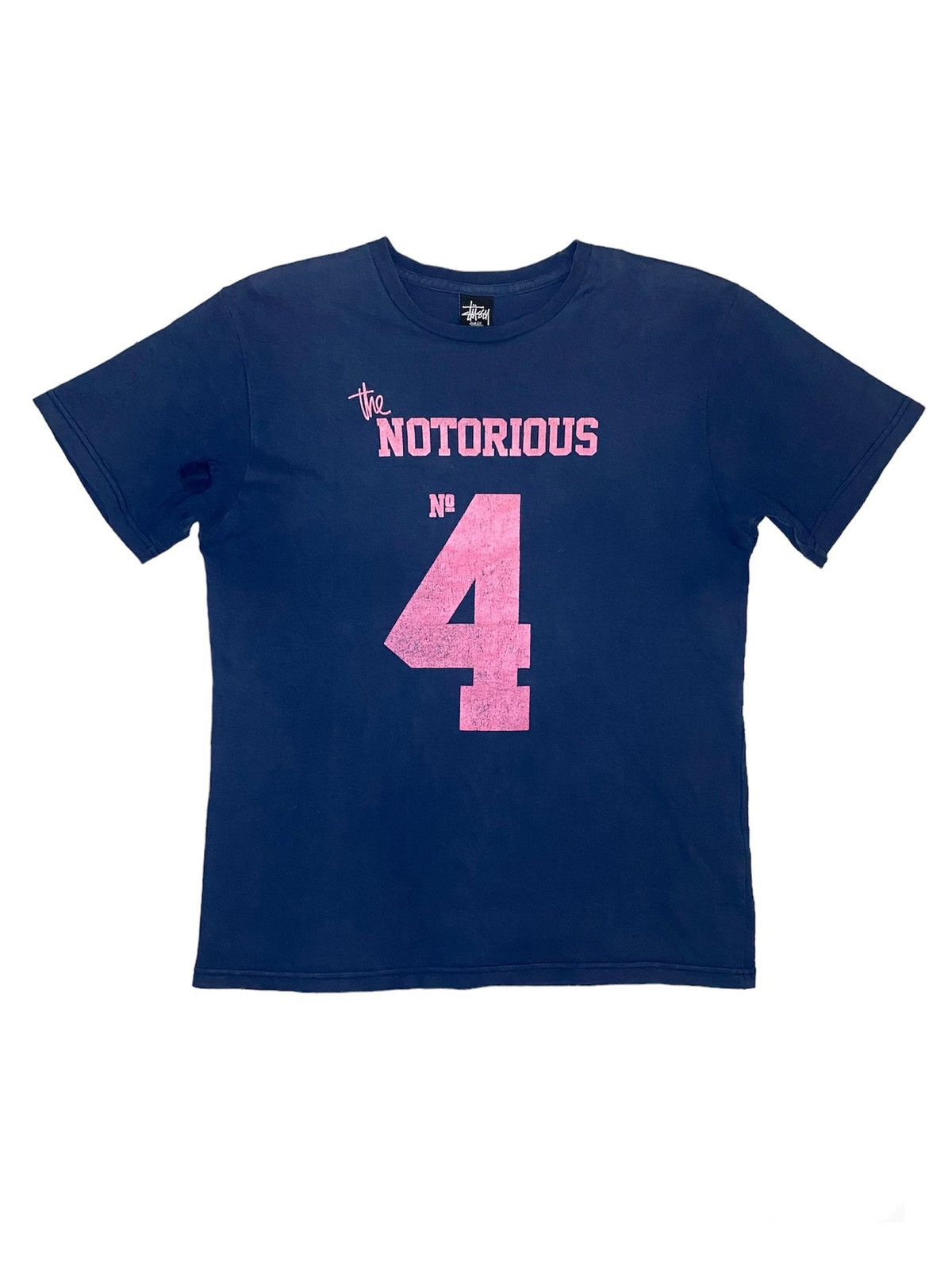 Stussy Vintage Stussy The Notorious Tee Distressed Ripped Size US S / EU 44-46 / 1 - 1 Thumbnail