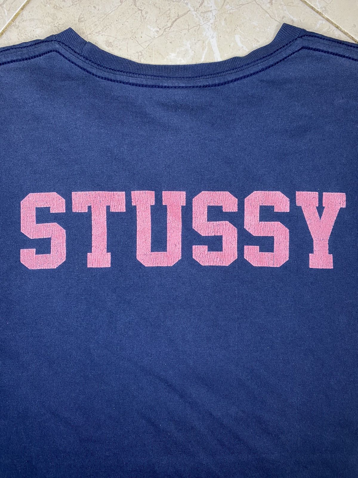 Stussy Vintage Stussy The Notorious Tee Distressed Ripped Size US S / EU 44-46 / 1 - 5 Thumbnail