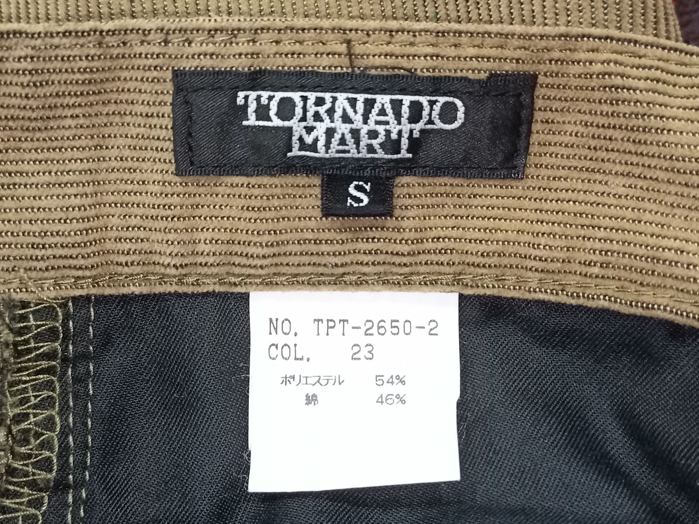 Tornado Mart Tornado Mart Flared Corduroy Denim Pants Size US 27 - 13 Thumbnail