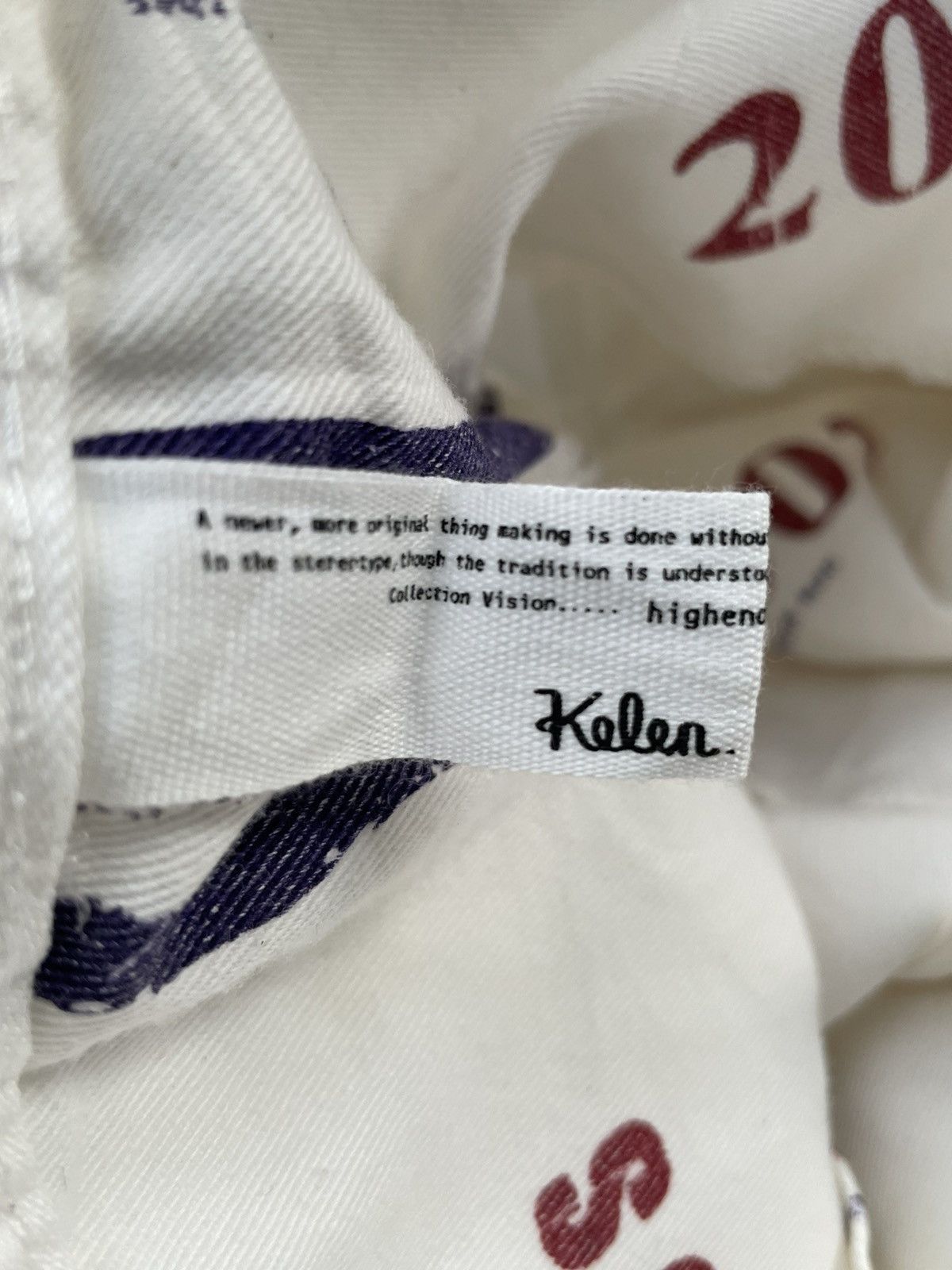 Japanese Brand STEALS Kelen Redline Denim Size US 33 - 18 Thumbnail