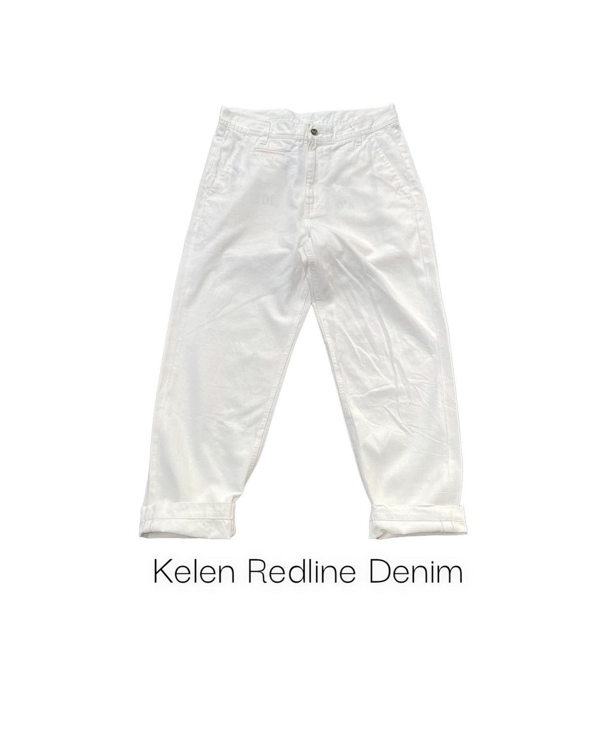 Japanese Brand STEALS Kelen Redline Denim Size US 33 - 1 Thumbnail