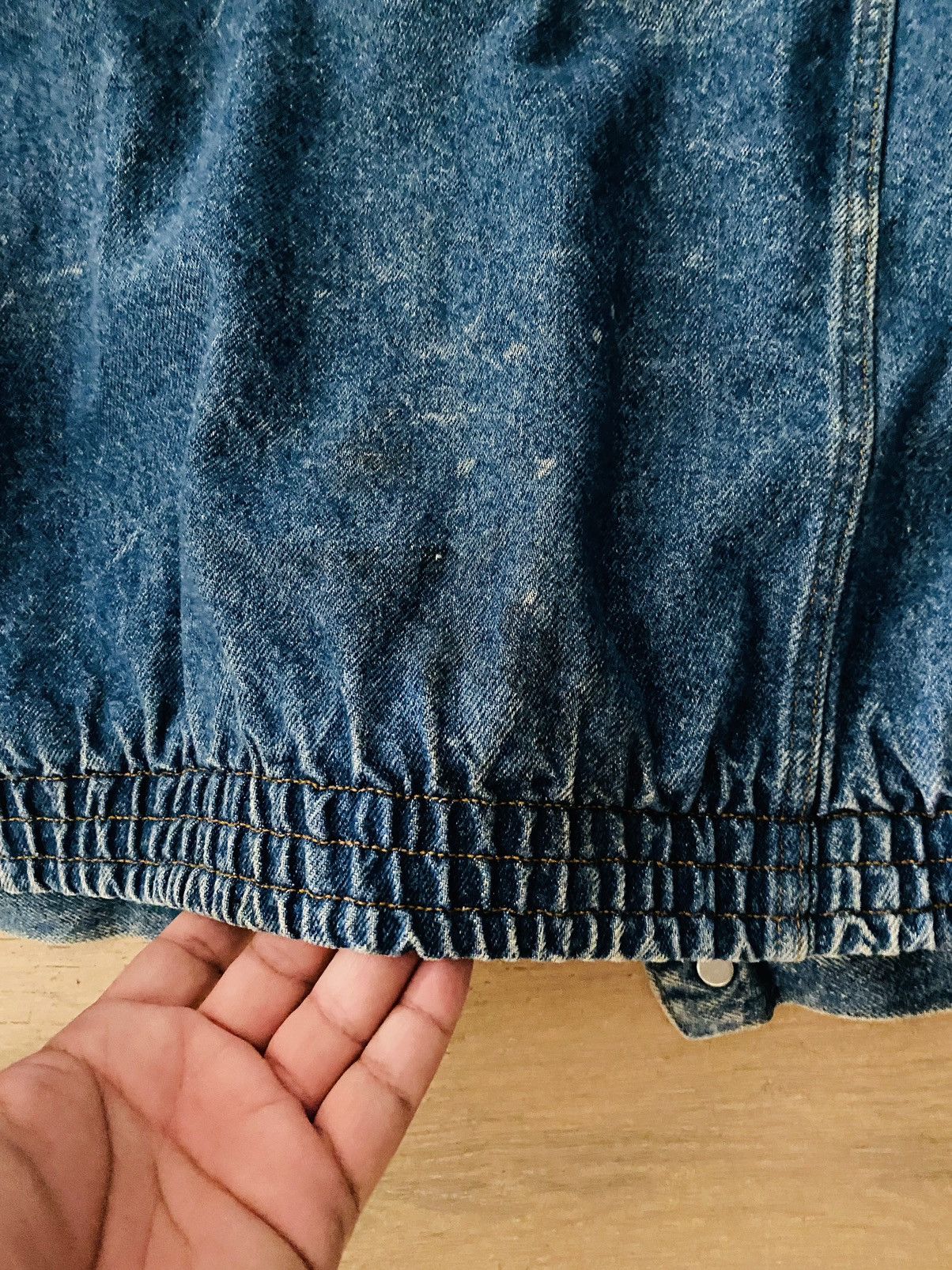 Levi's Rare Levi's denim jean jacket lined bomber Size US L / EU 52-54 / 3 - 7 Thumbnail