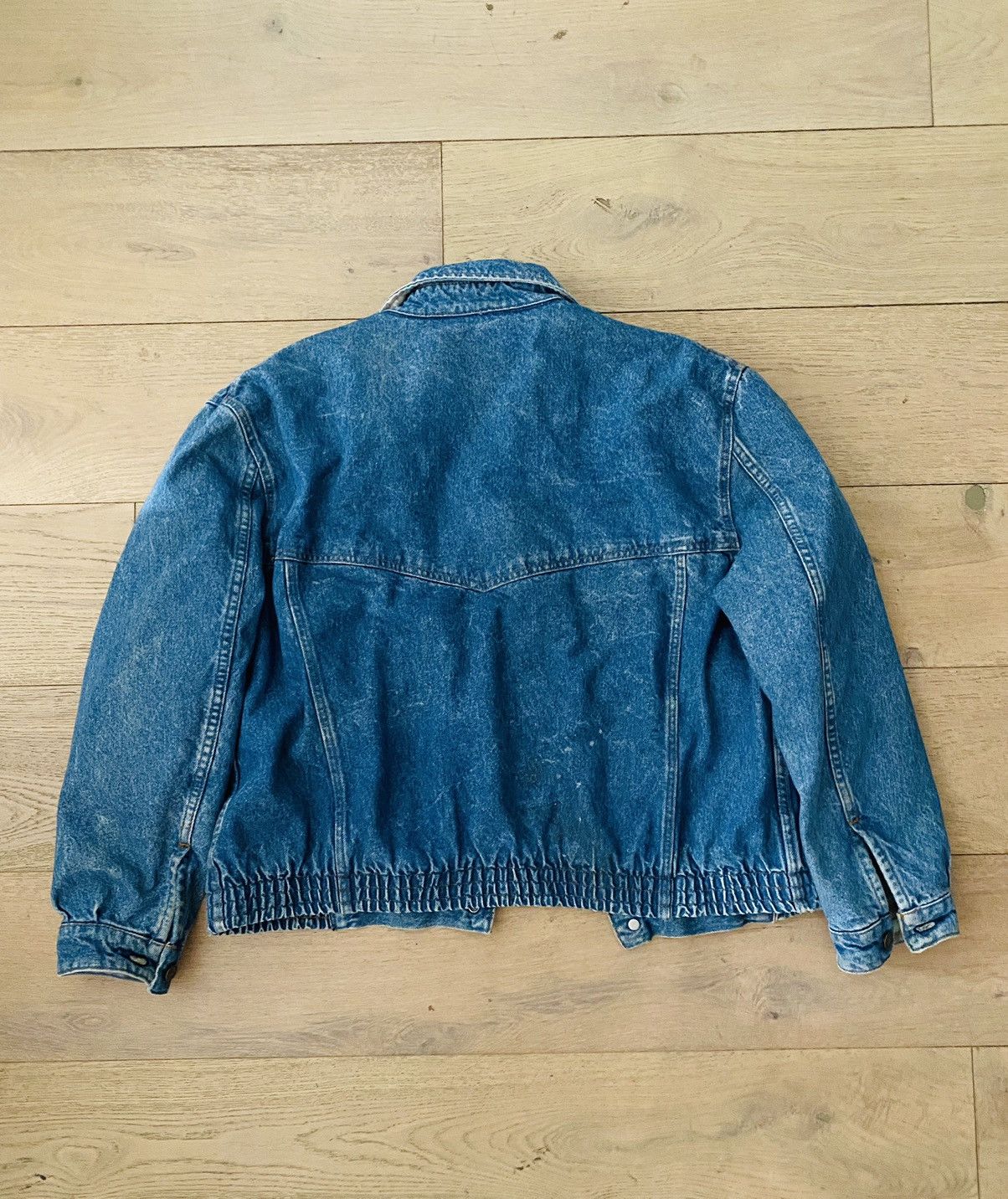 Levi's Rare Levi's denim jean jacket lined bomber Size US L / EU 52-54 / 3 - 4 Thumbnail
