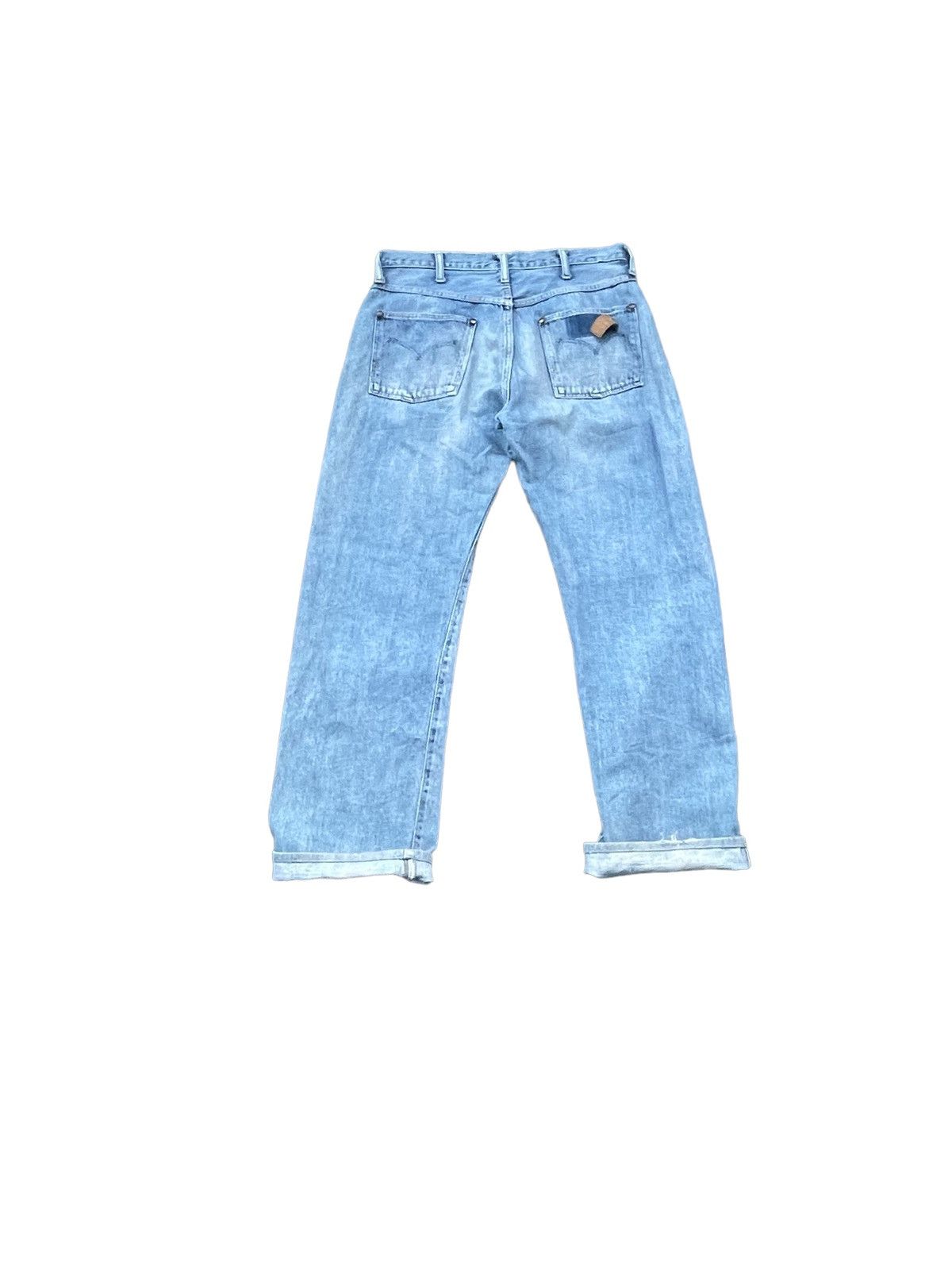 Japanese Brand × Vintage Vintage Maverick Blue 2 Line Selvedge Denim Size US 32 / EU 48 - 7 Thumbnail