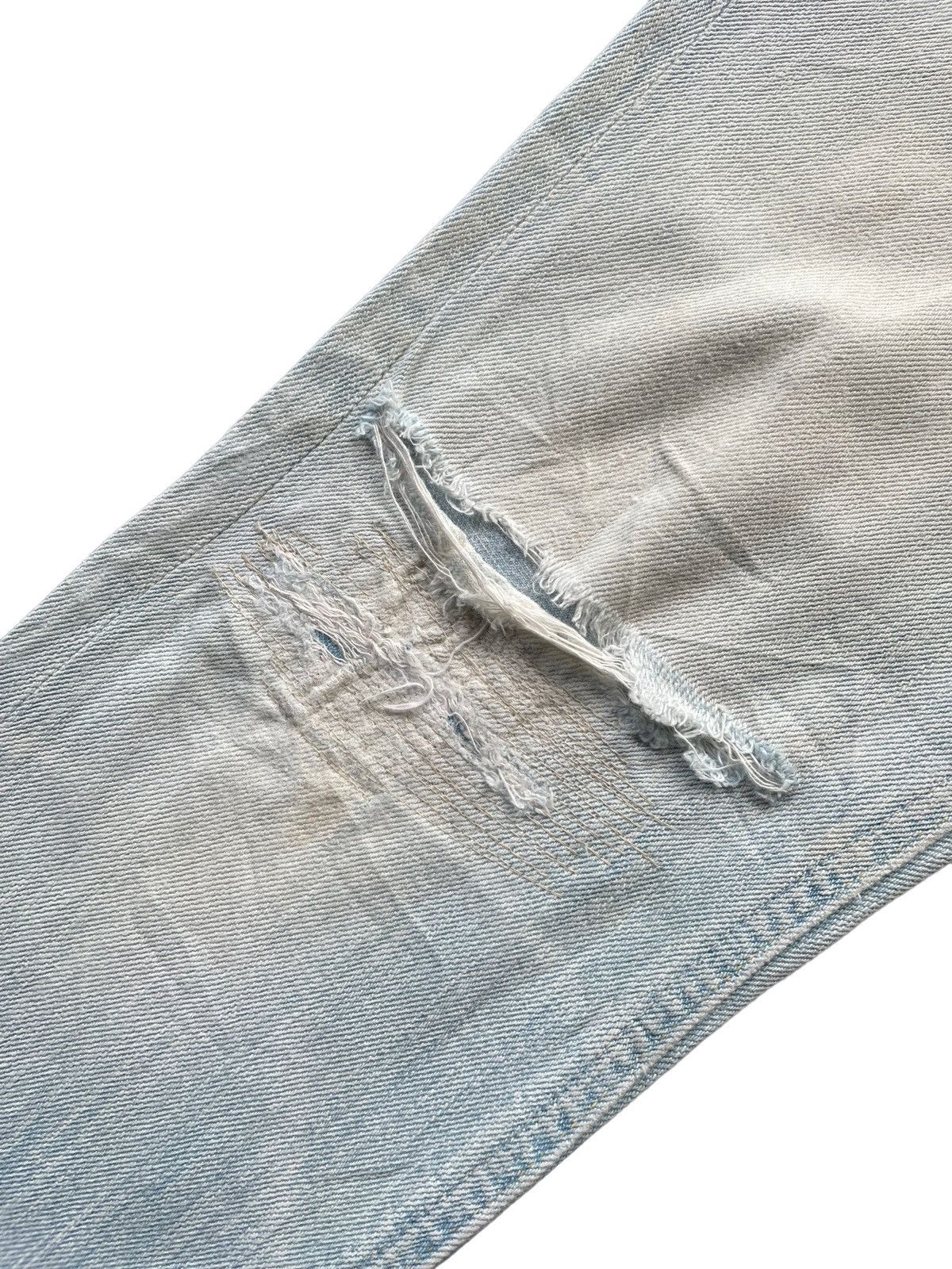 Japanese Brand Kapital Faded Wash Distresed Denim Size US 29 - 4 Thumbnail