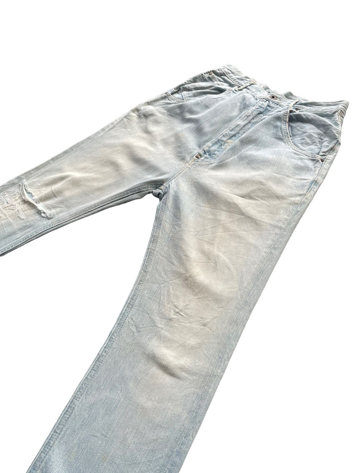 Japanese Brand Kapital Faded Wash Distresed Denim Size US 29 - 2 Thumbnail