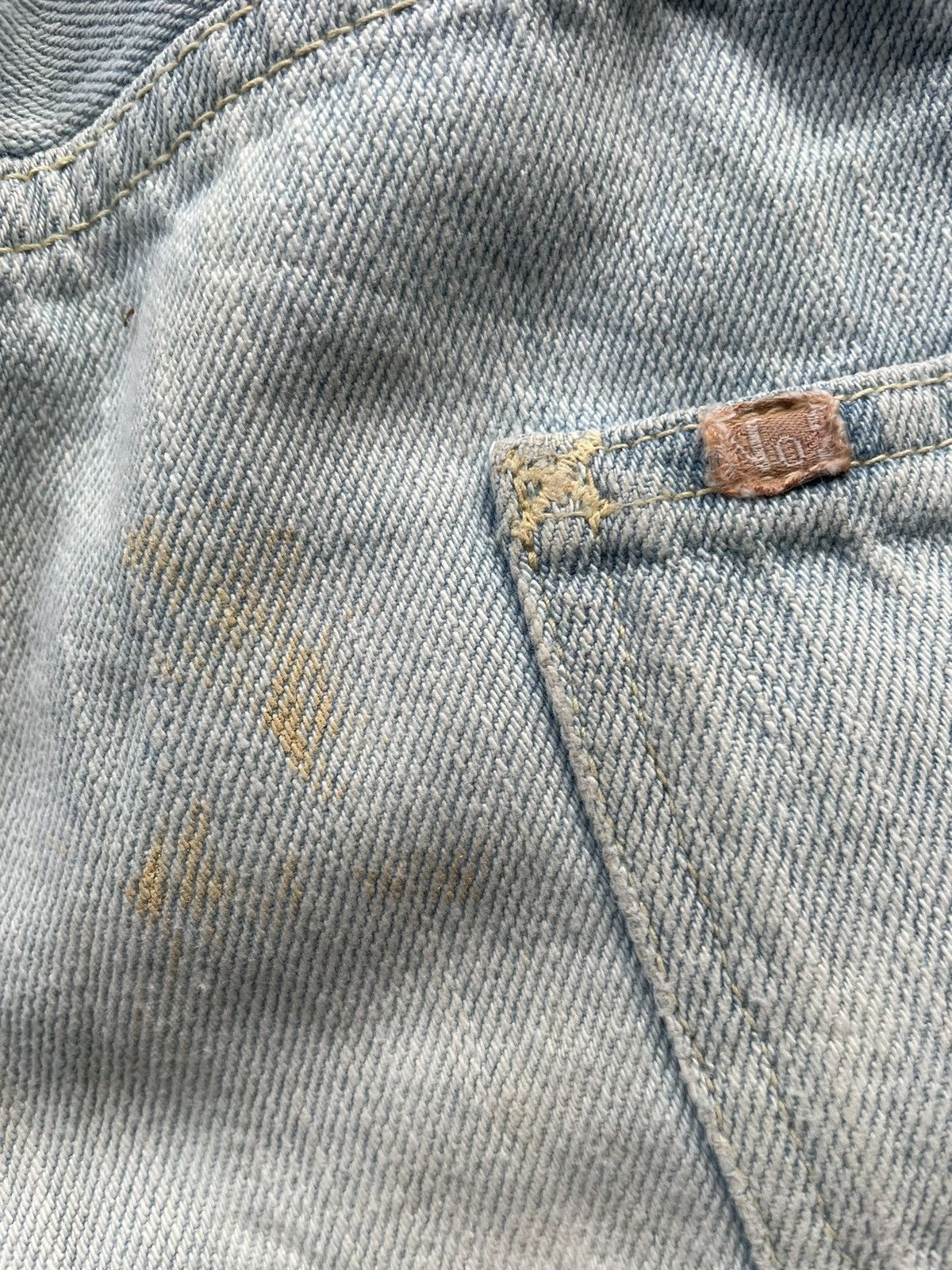 Japanese Brand Kapital Faded Wash Distresed Denim Size US 29 - 9 Thumbnail