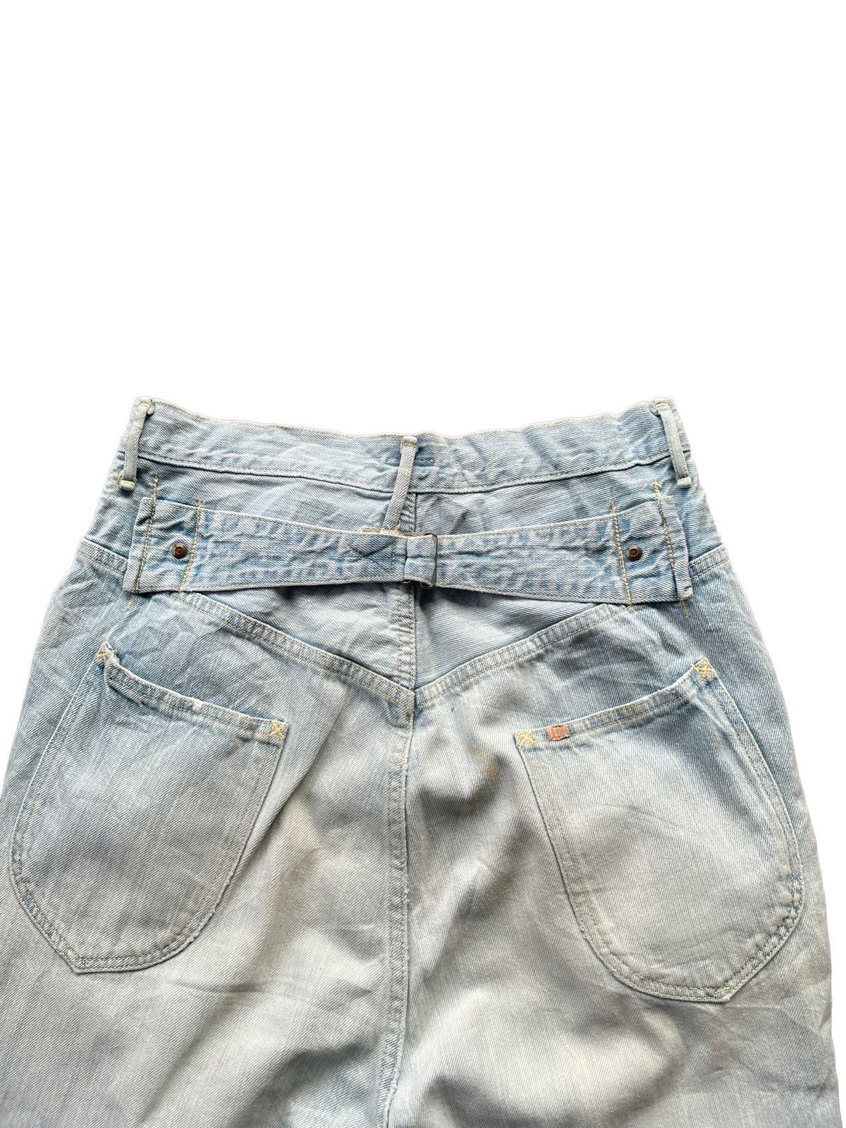 Japanese Brand Kapital Faded Wash Distresed Denim Size US 29 - 8 Thumbnail