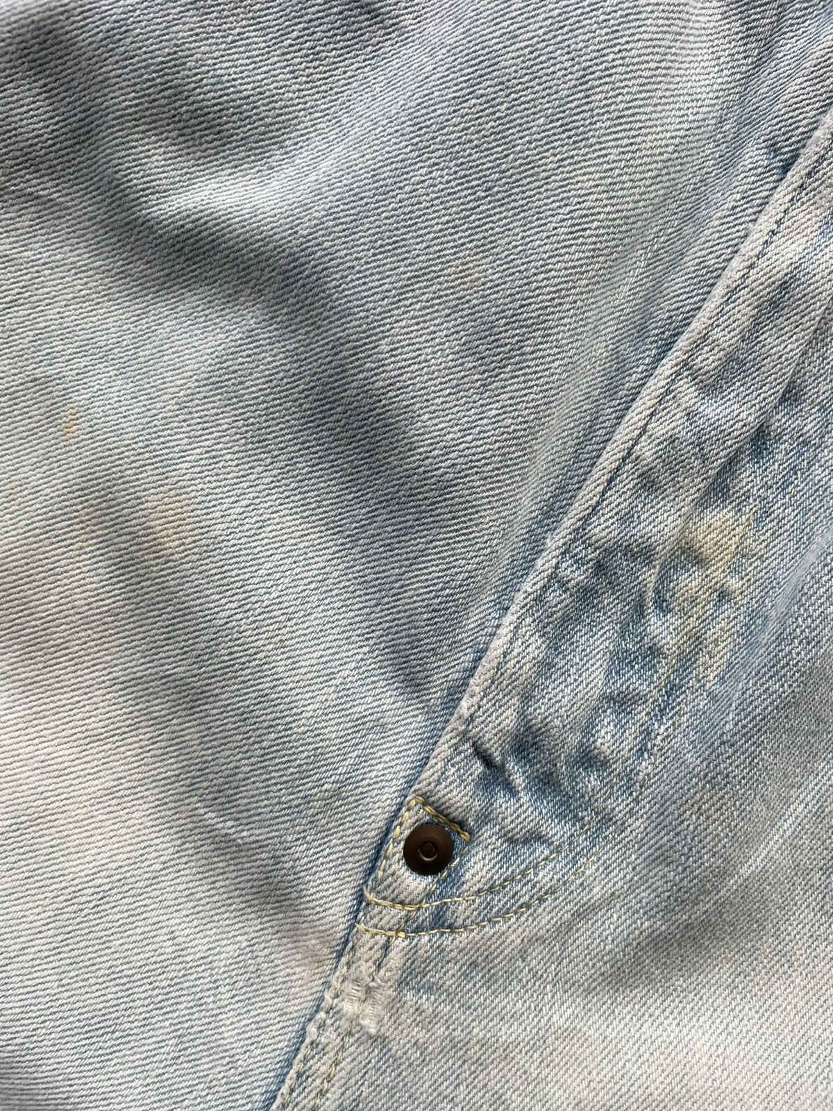 Japanese Brand Kapital Faded Wash Distresed Denim Size US 29 - 16 Thumbnail