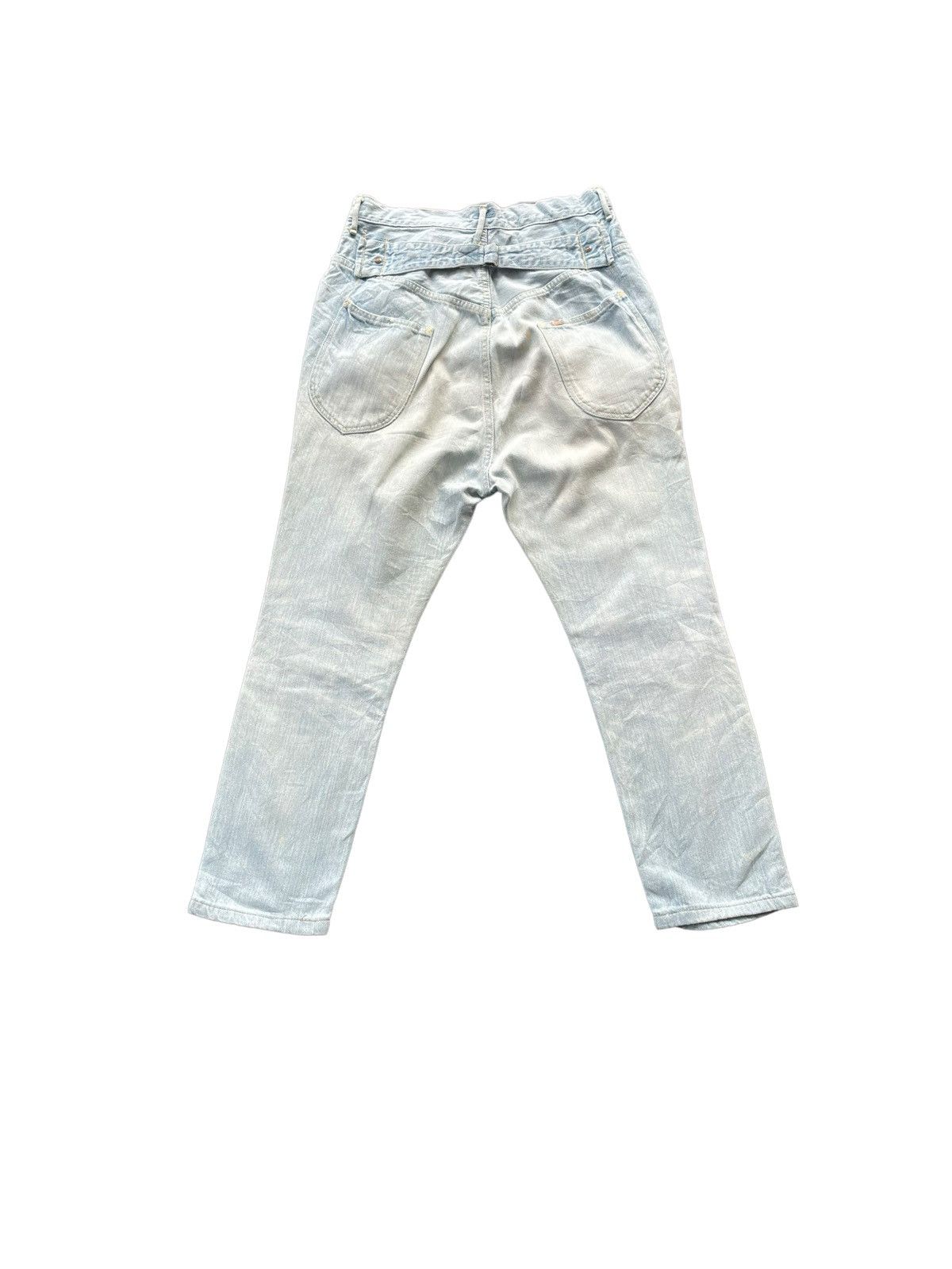 Japanese Brand Kapital Faded Wash Distresed Denim Size US 29 - 7 Thumbnail