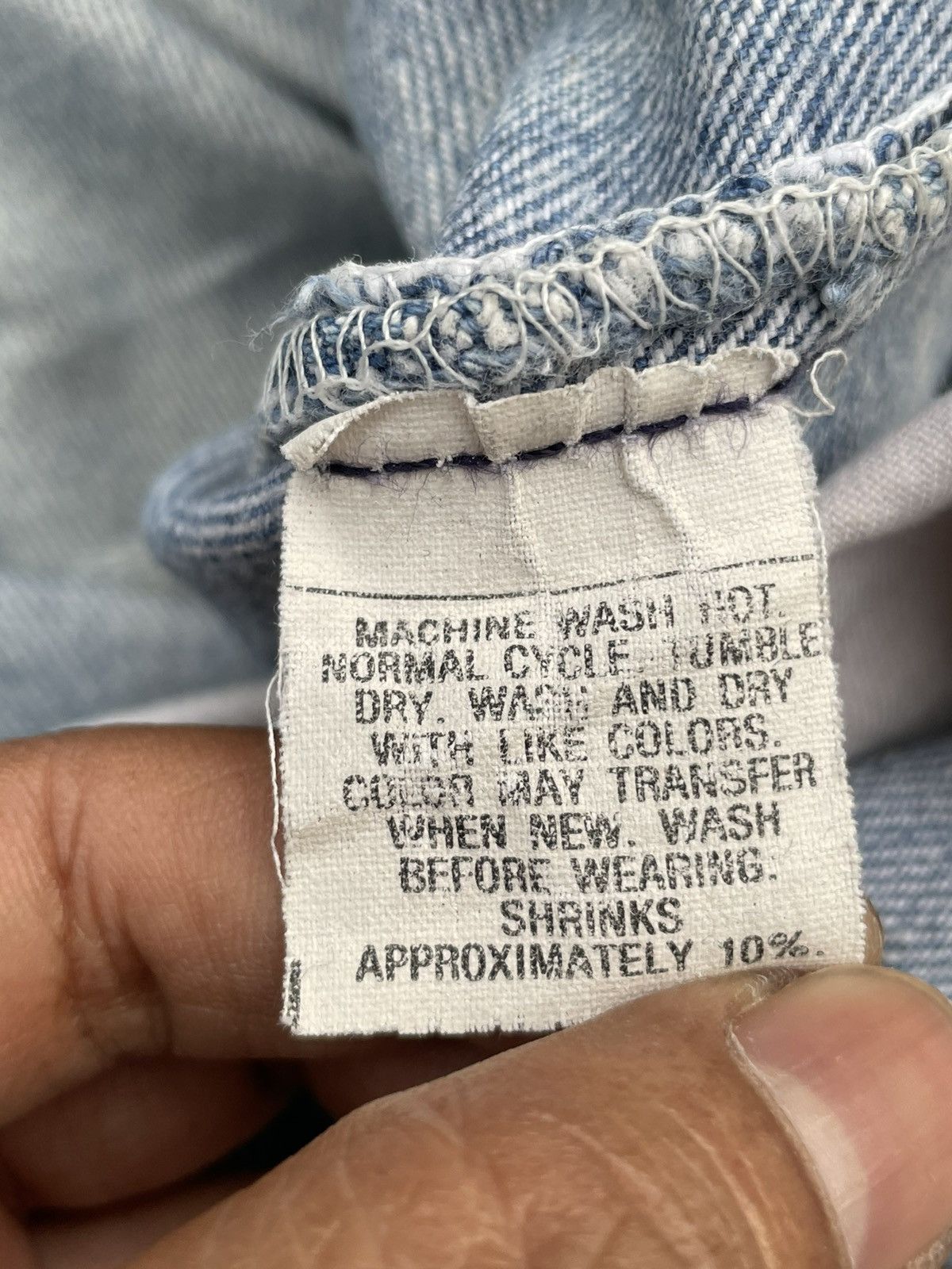 Levi's Levis 501 e 1988 Vintage Aging Distressed Size US 34 / EU 50 - 19 Thumbnail