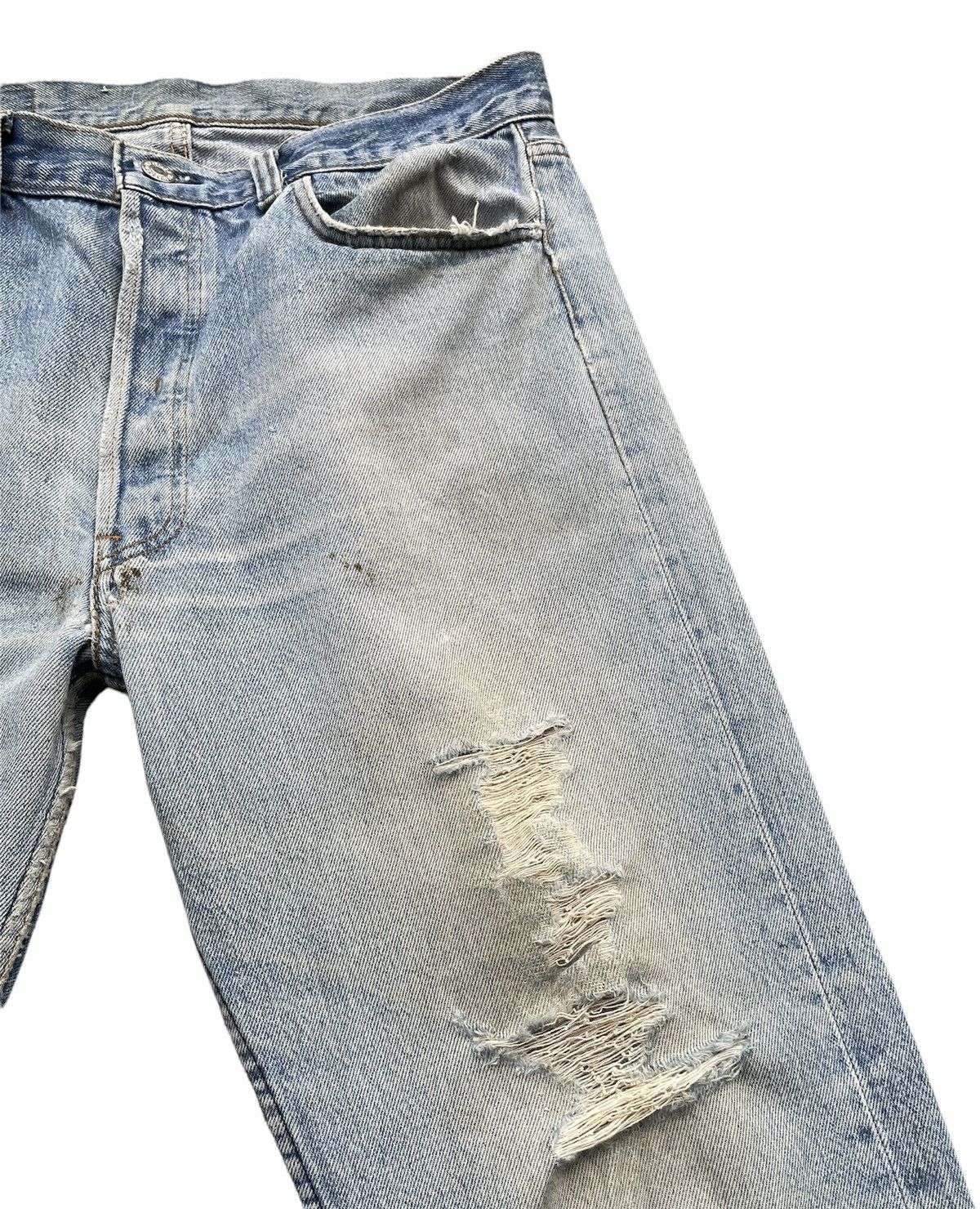 Levi's Levis 501 e 1988 Vintage Aging Distressed Size US 34 / EU 50 - 7 Thumbnail