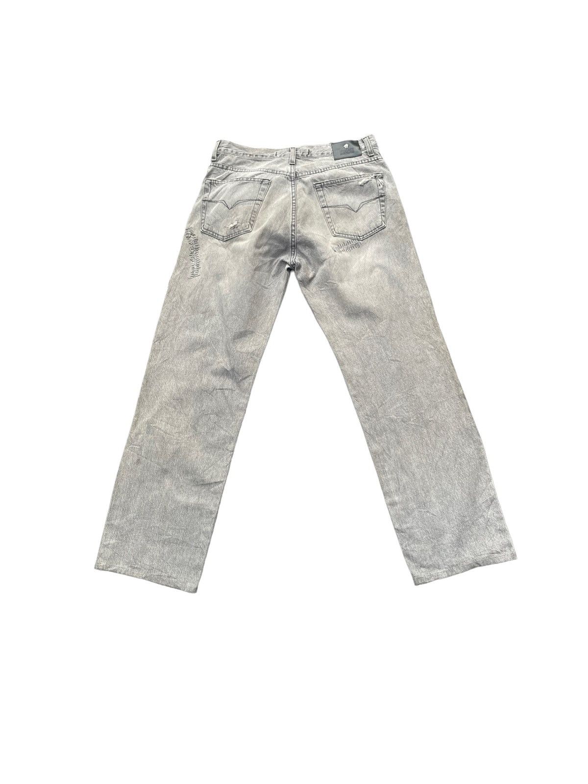 Versace Jeans Couture × Vintage Versace Jeans Couture Distresed Rework Denim Size US 32 / EU 48 - 7 Thumbnail