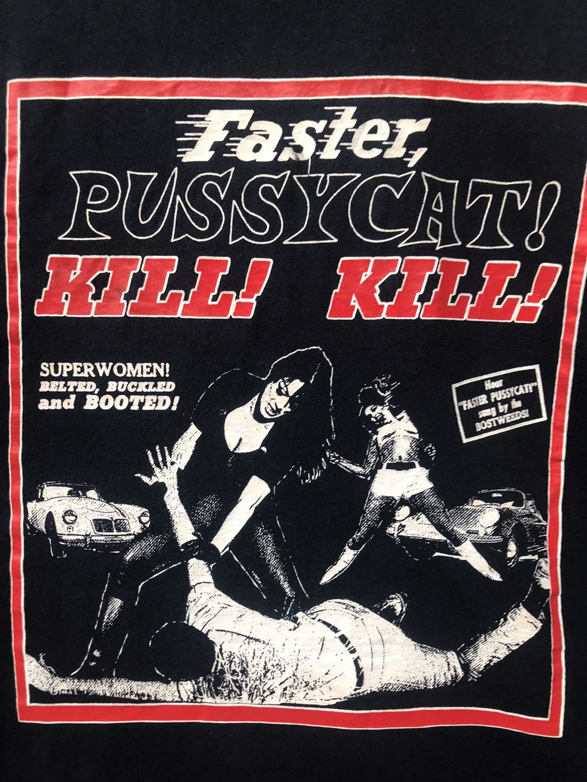 Other Vintage 00s FASTER PUSSYCAT! Kill! Kill! Movie tee Shirt Size US L / EU 52-54 / 3 - 3 Thumbnail