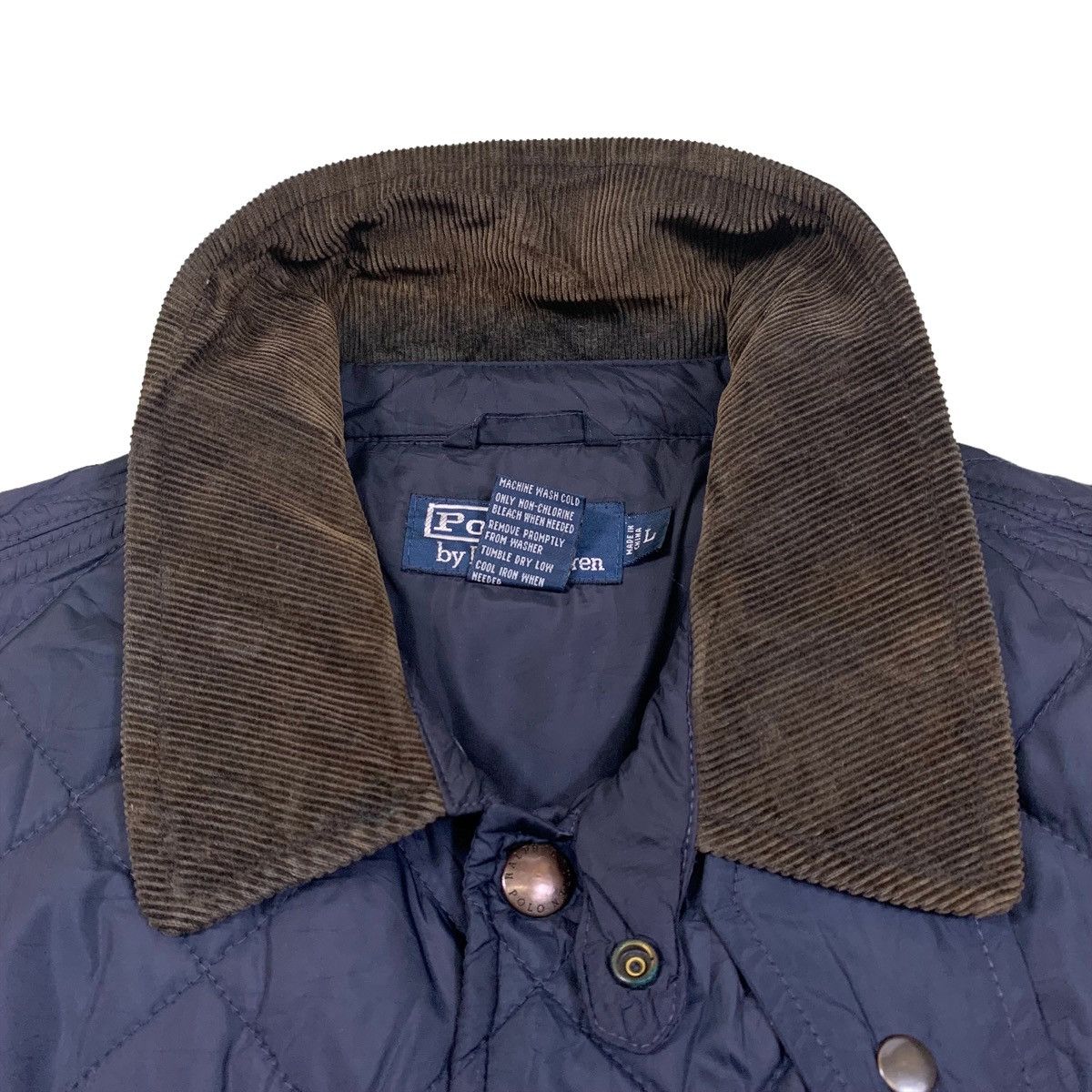 Polo Ralph Lauren × Vintage Polo Ralph Lauren Casualwear Fully Button Quilted Jacket Size US L / EU 52-54 / 3 - 8 Thumbnail