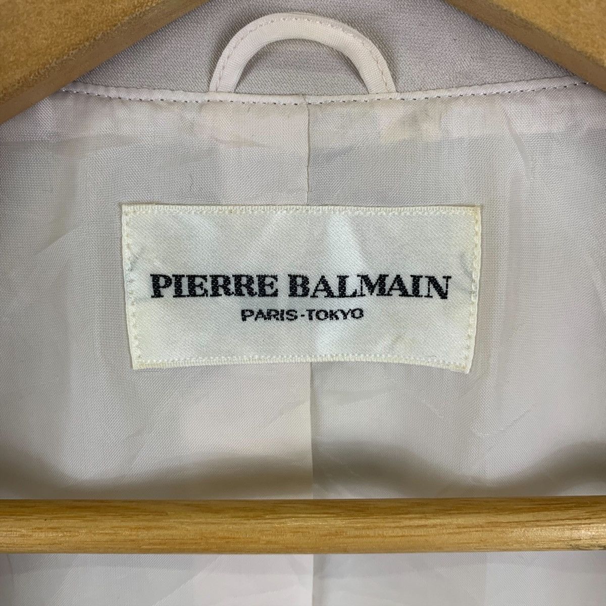Pierre Balmain × Vintage PIERRE BALMAIN Paris Fashion Designer Trench Coats Jacket Size US S / EU 44-46 / 1 - 6 Thumbnail