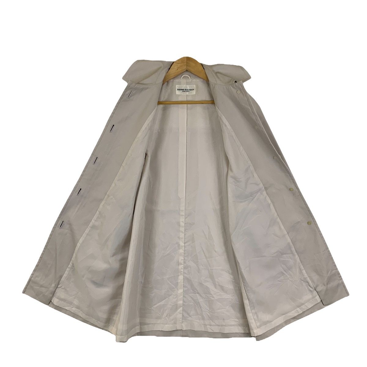 Pierre Balmain × Vintage PIERRE BALMAIN Paris Fashion Designer Trench Coats Jacket Size US S / EU 44-46 / 1 - 3 Thumbnail