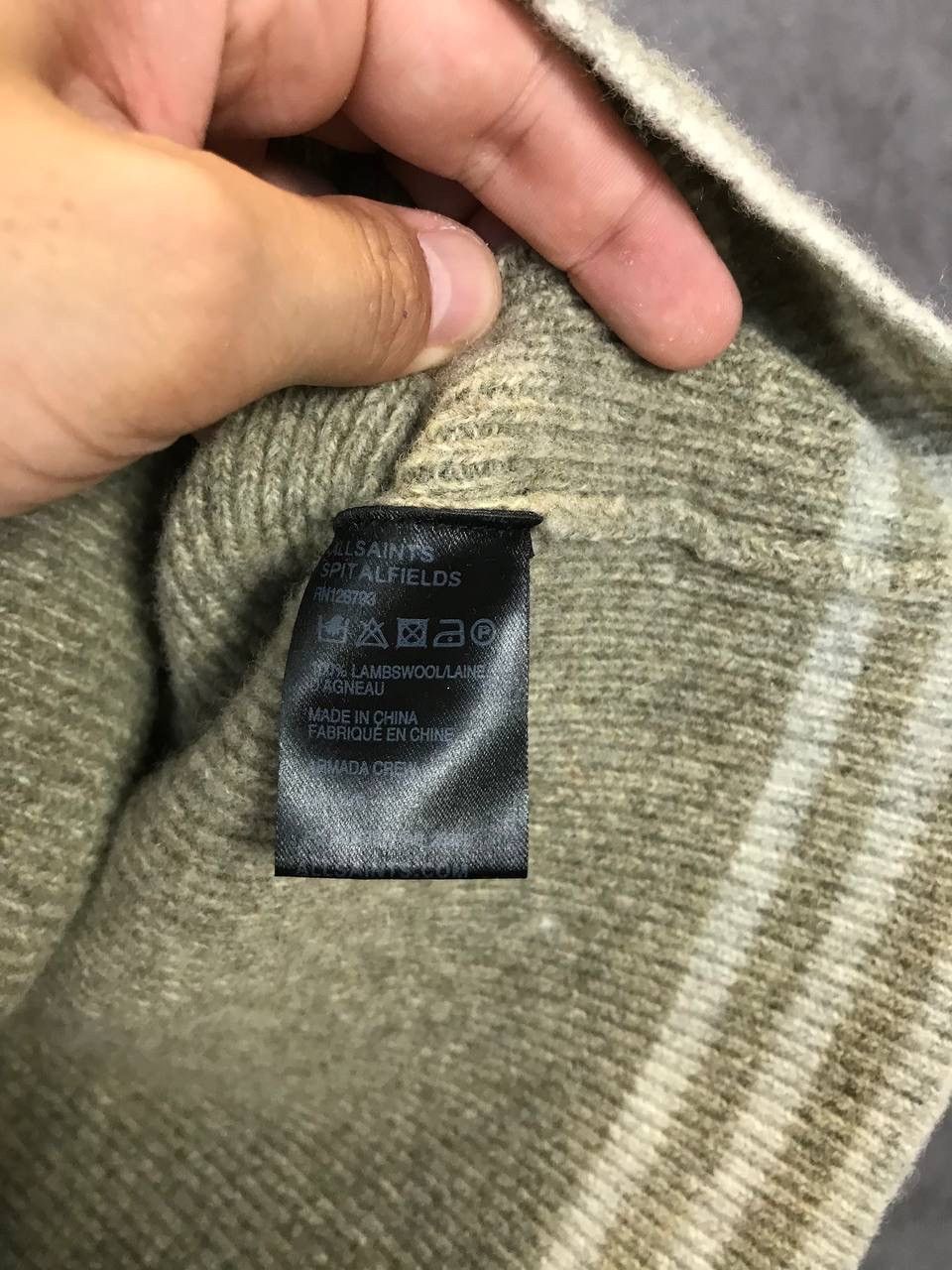 Allsaints Allsaints wool striped sweater Size US S / EU 44-46 / 1 - 5 Thumbnail