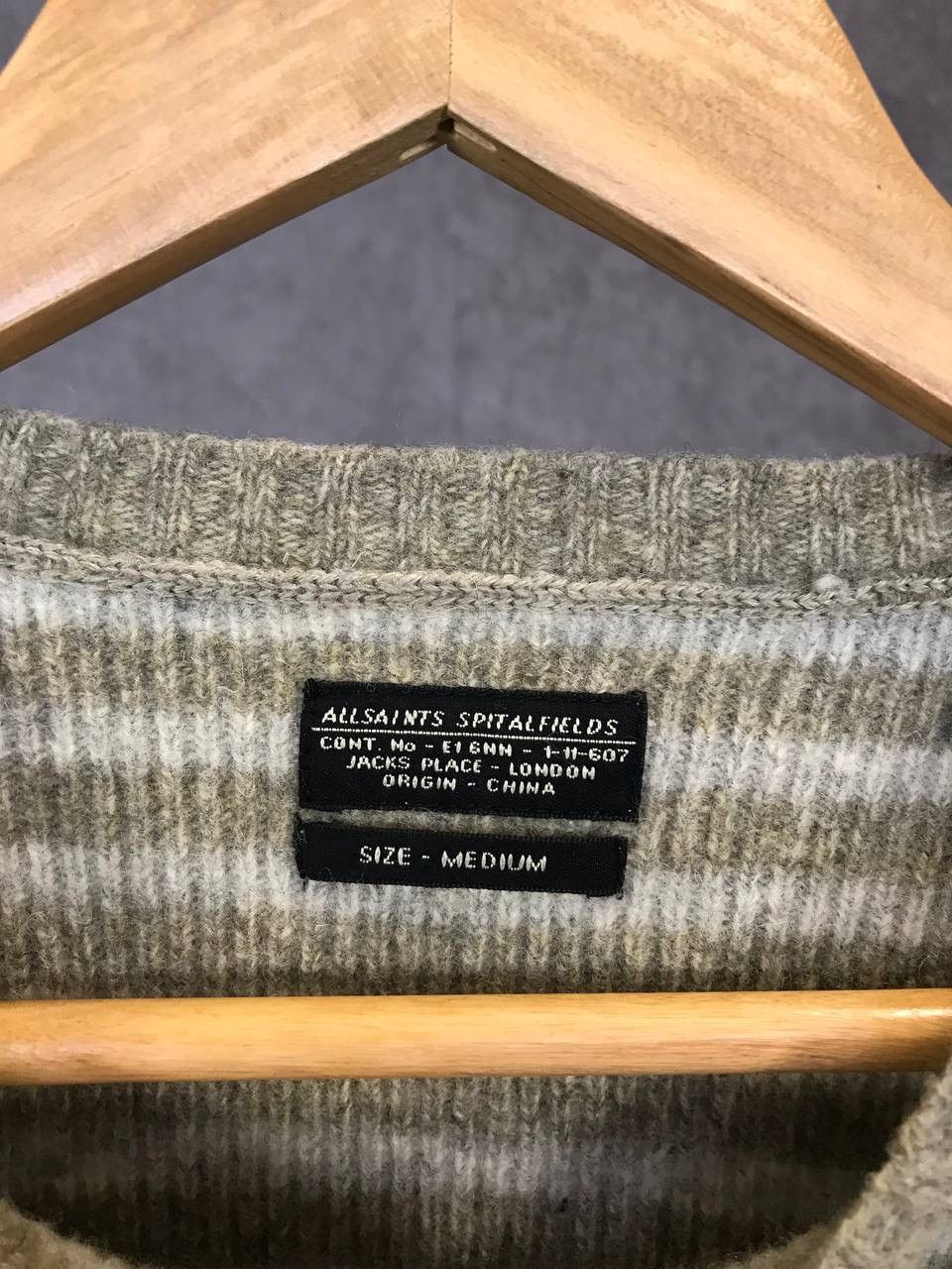 Allsaints Allsaints wool striped sweater Size US S / EU 44-46 / 1 - 4 Thumbnail