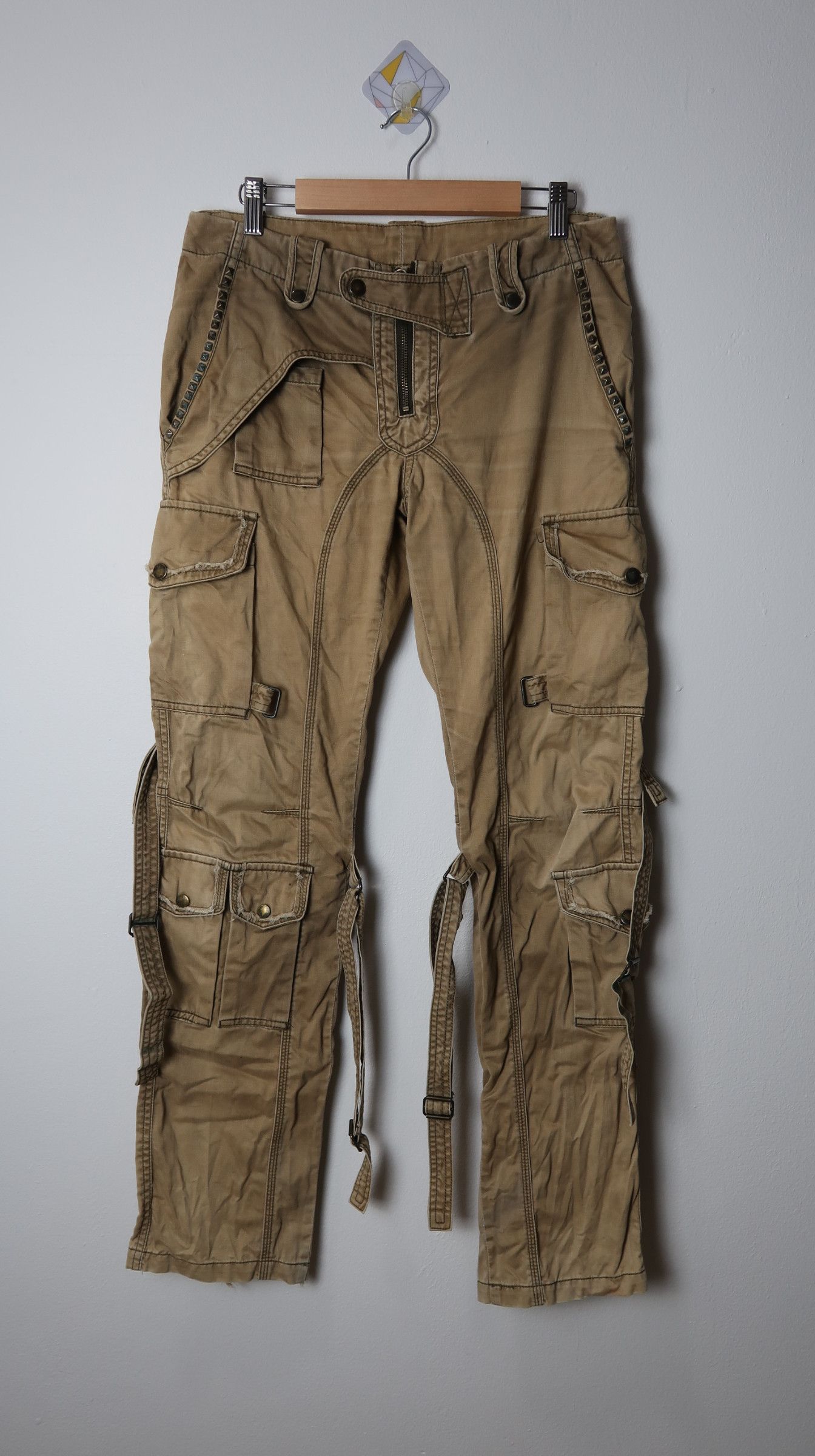 Tete Homme HALB Multipocket Tactical Bondage Cargo Pants Size US 30 / EU 46 - 2 Thumbnail