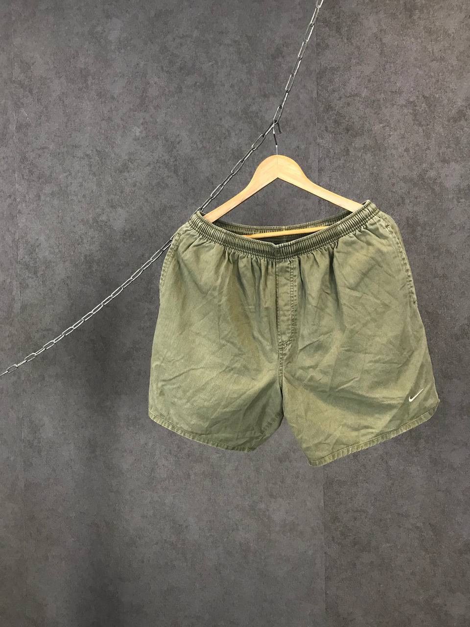 Nike × Vintage Nike Swoosh streetwear vintage shorts Size US 34 / EU 50 - 1 Thumbnail