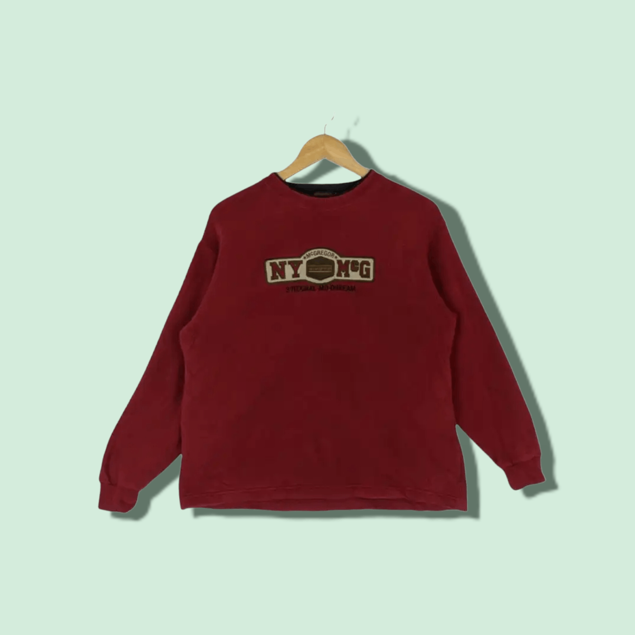 McGregor MCGREGOR Big Logo Jumper Sweatshirt Size L / US 10 / IT 46 - 1 Thumbnail
