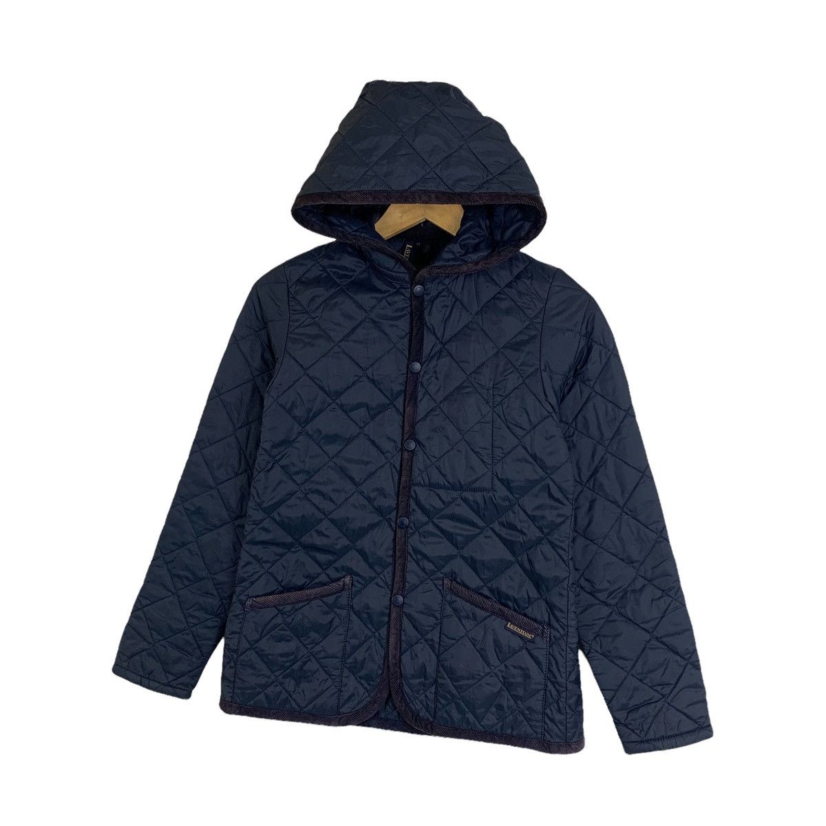 Lavenham × Vintage Vintage LAVENHAM England Casual Quilted Hoodie Jacket Size US XS / EU 42 / 0 - 4 Thumbnail