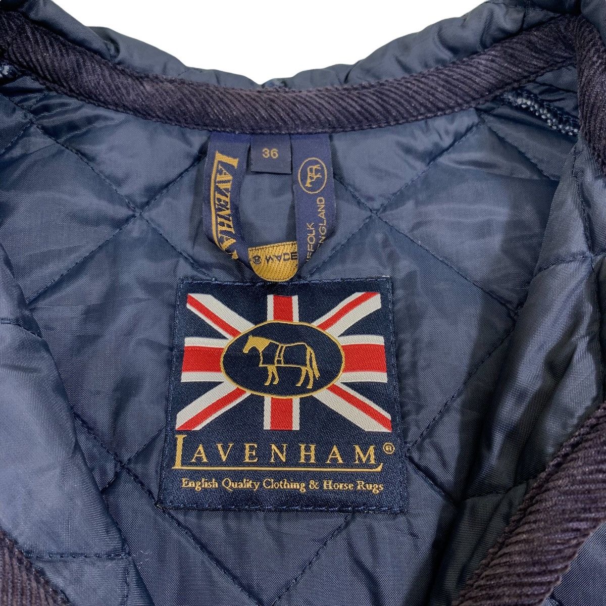 Lavenham × Vintage Vintage LAVENHAM England Casual Quilted Hoodie Jacket Size US XS / EU 42 / 0 - 6 Thumbnail