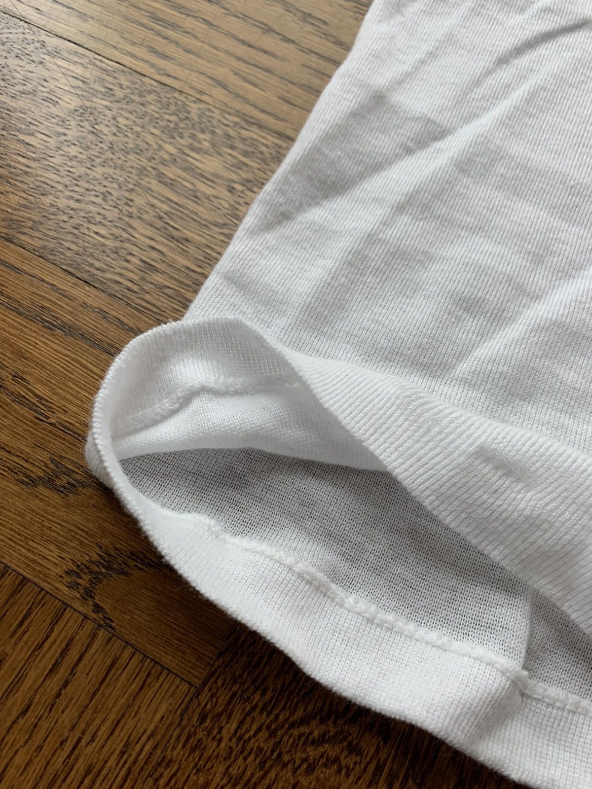 Vintage 1970s Tank Top Vintage White Wife Beater 50/50 Thin Nip Smal Size US S / EU 44-46 / 1 - 9 Thumbnail