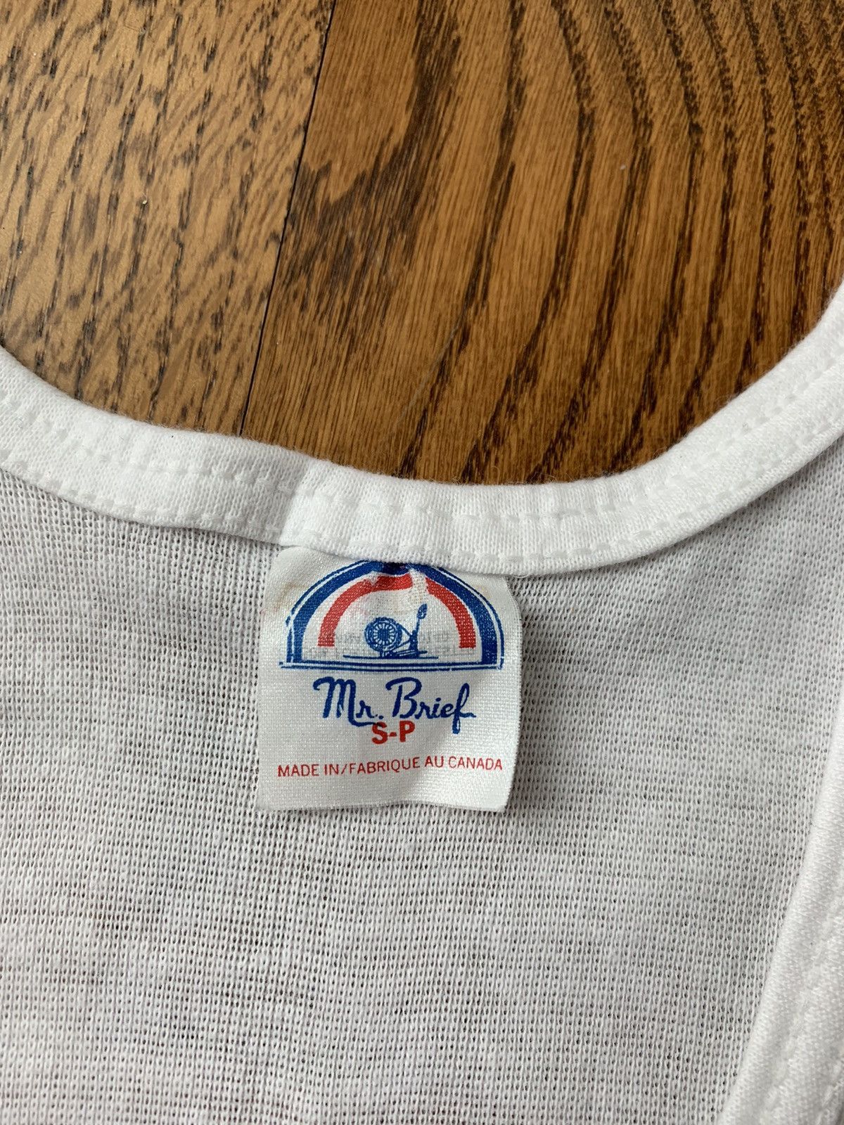 Vintage 1970s Tank Top Vintage White Wife Beater 50/50 Thin Nip Smal Size US S / EU 44-46 / 1 - 4 Thumbnail
