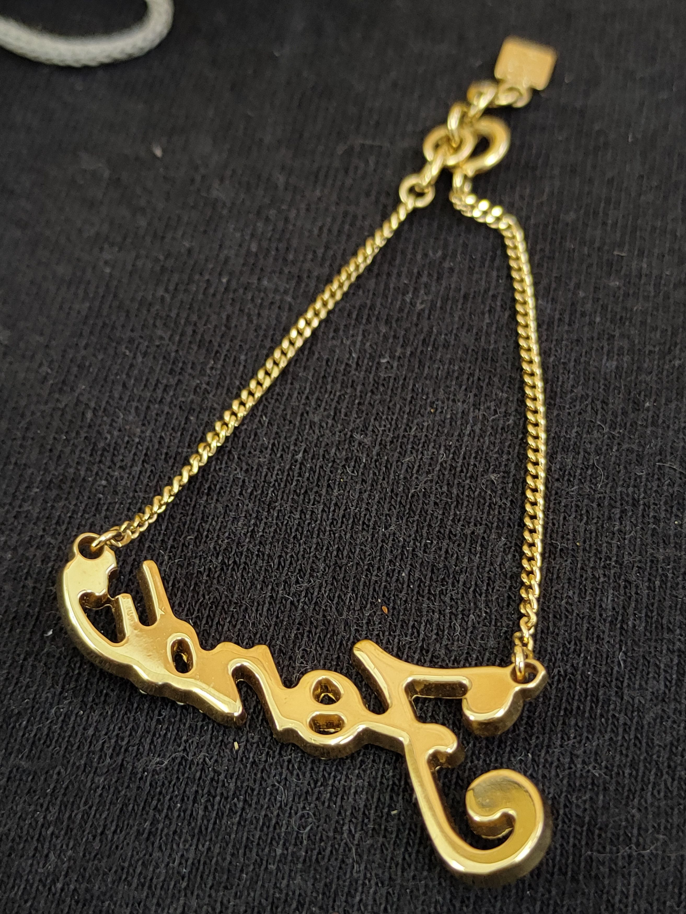 Fendi Fendi Bracelet spell-out rhinestone necklace with box DLAL Size ONE SIZE - 7 Thumbnail