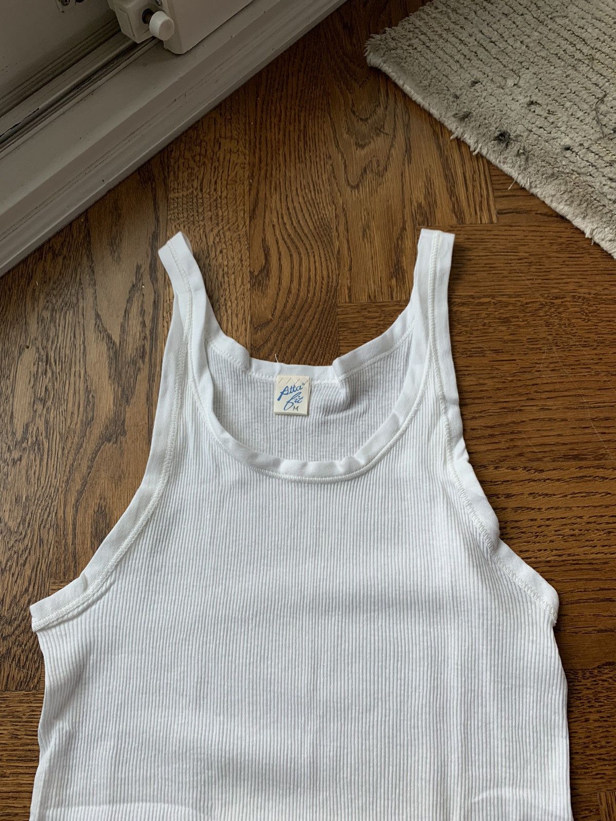 Other × Vintage True Vintage Slavic Tank Top Ribbed Wife Beater 60s 50s 70s Size US M / EU 48-50 / 2 - 11 Thumbnail