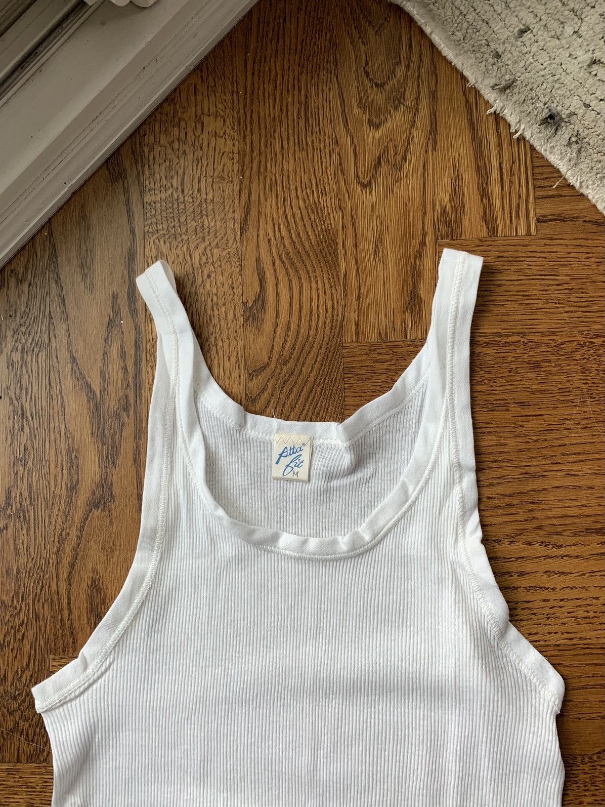 Other × Vintage True Vintage Slavic Tank Top Ribbed Wife Beater 60s 50s 70s Size US M / EU 48-50 / 2 - 1 Thumbnail