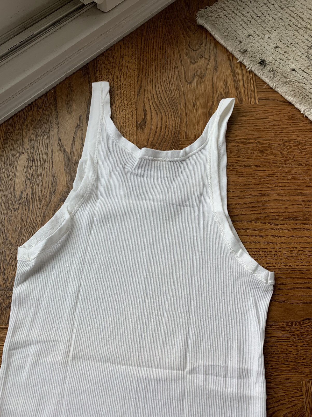 Other × Vintage True Vintage Slavic Tank Top Ribbed Wife Beater 60s 50s 70s Size US M / EU 48-50 / 2 - 8 Thumbnail