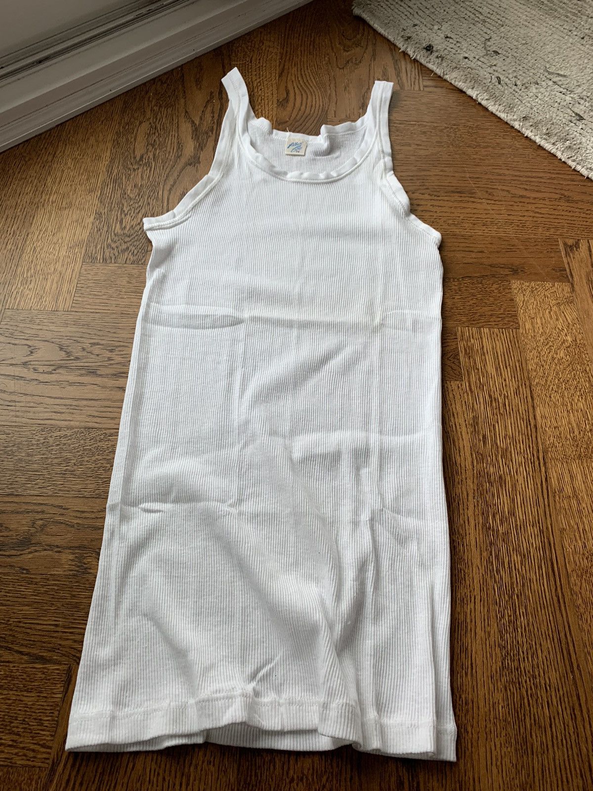 Other × Vintage True Vintage Slavic Tank Top Ribbed Wife Beater 60s 50s 70s Size US M / EU 48-50 / 2 - 10 Thumbnail