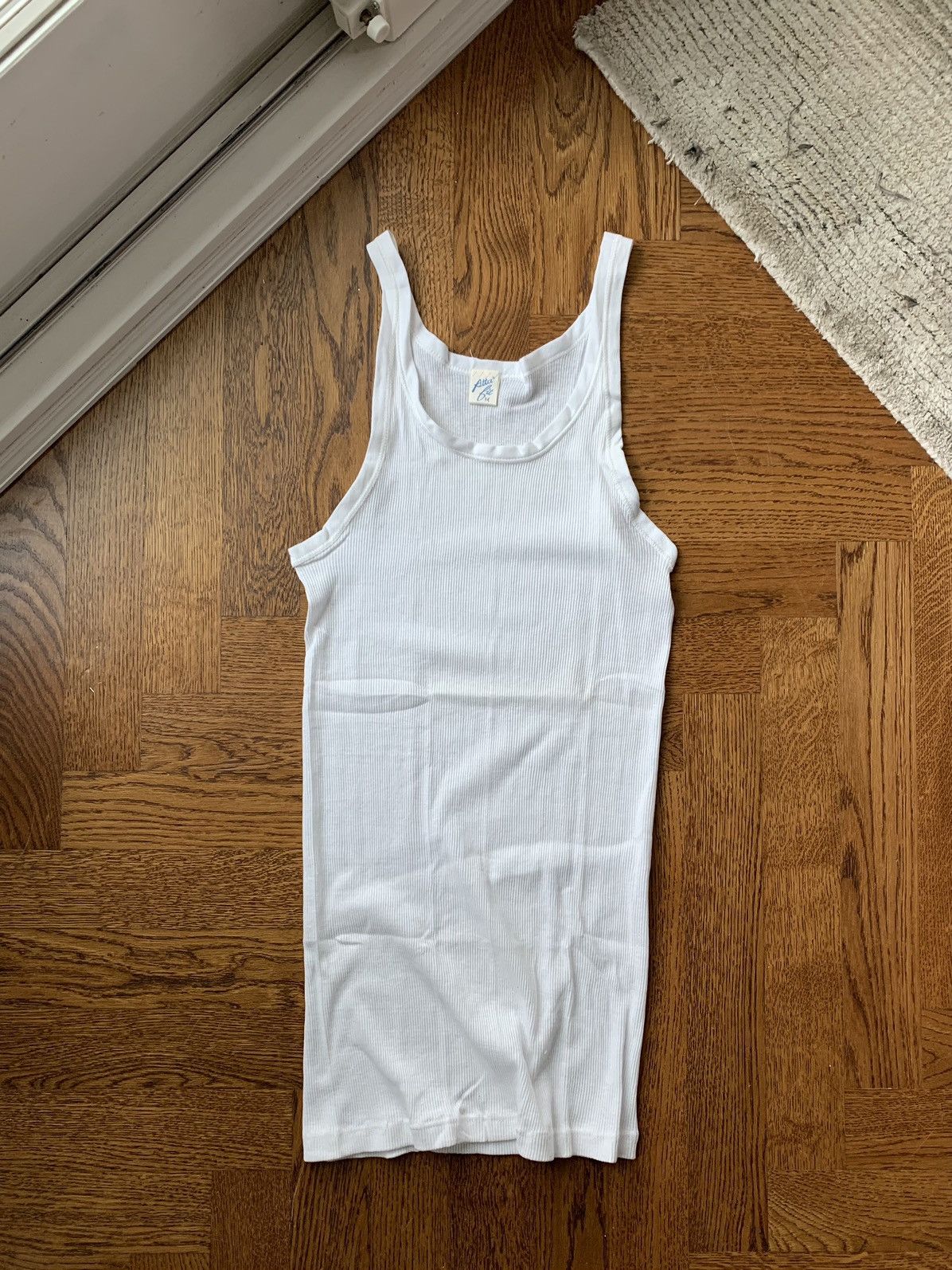 Other × Vintage True Vintage Slavic Tank Top Ribbed Wife Beater 60s 50s 70s Size US M / EU 48-50 / 2 - 2 Thumbnail