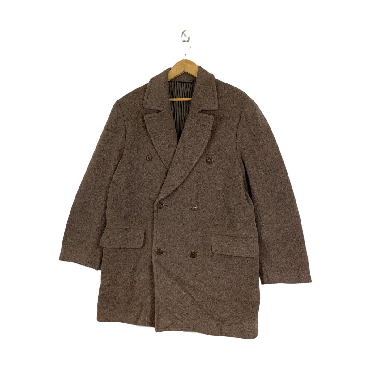 Trussardi × Vintage Vintage TRUSSARDI Casualwear Wool Coats Blazer Jacket Size US L / EU 52-54 / 3 - 4 Thumbnail