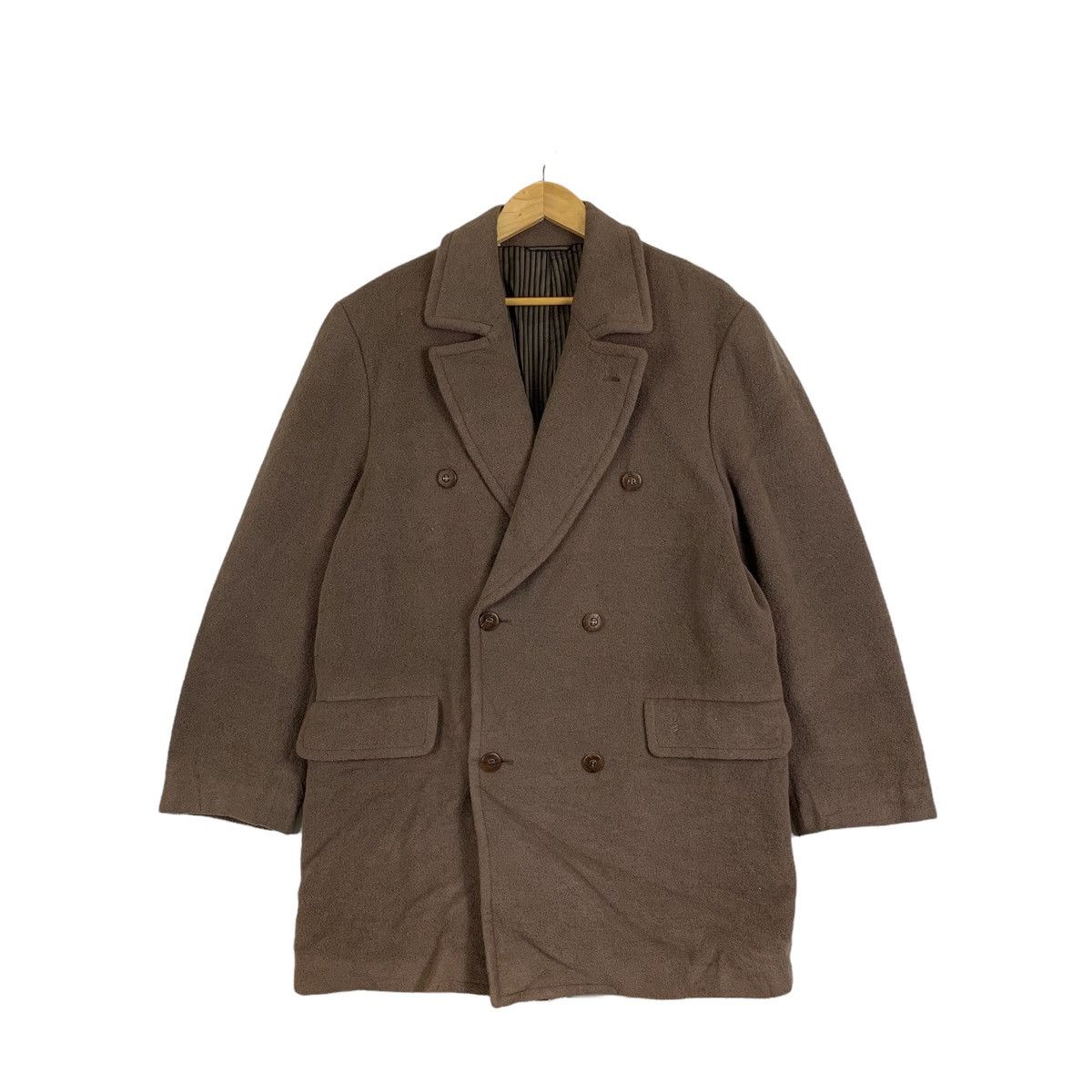 Trussardi × Vintage Vintage TRUSSARDI Casualwear Wool Coats Blazer Jacket Size US L / EU 52-54 / 3 - 1 Thumbnail