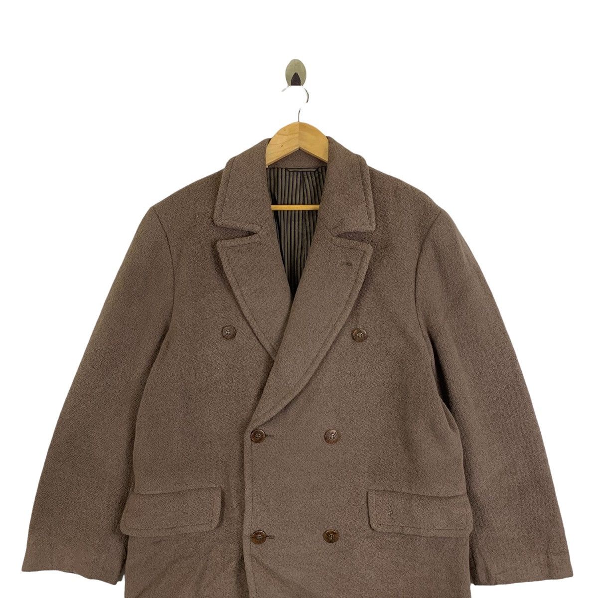 Trussardi × Vintage Vintage TRUSSARDI Casualwear Wool Coats Blazer Jacket Size US L / EU 52-54 / 3 - 5 Thumbnail