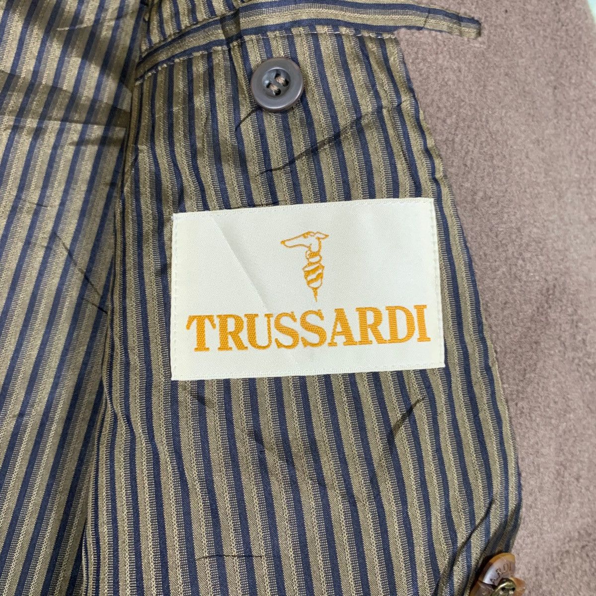 Trussardi × Vintage Vintage TRUSSARDI Casualwear Wool Coats Blazer Jacket Size US L / EU 52-54 / 3 - 6 Thumbnail