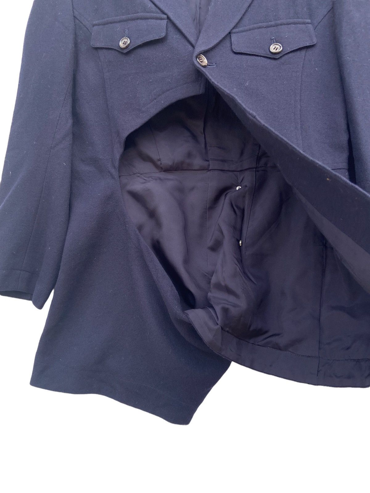 Comme des Garcons Vintage Comme Des Garcons Asymmetrical Blazer Jacket Size US S / EU 44-46 / 1 - 5 Thumbnail