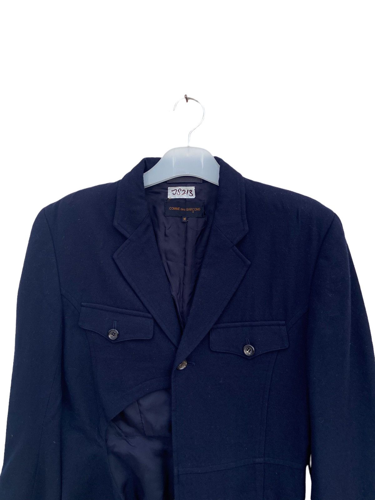 Comme des Garcons Vintage Comme Des Garcons Asymmetrical Blazer Jacket Size US S / EU 44-46 / 1 - 6 Thumbnail